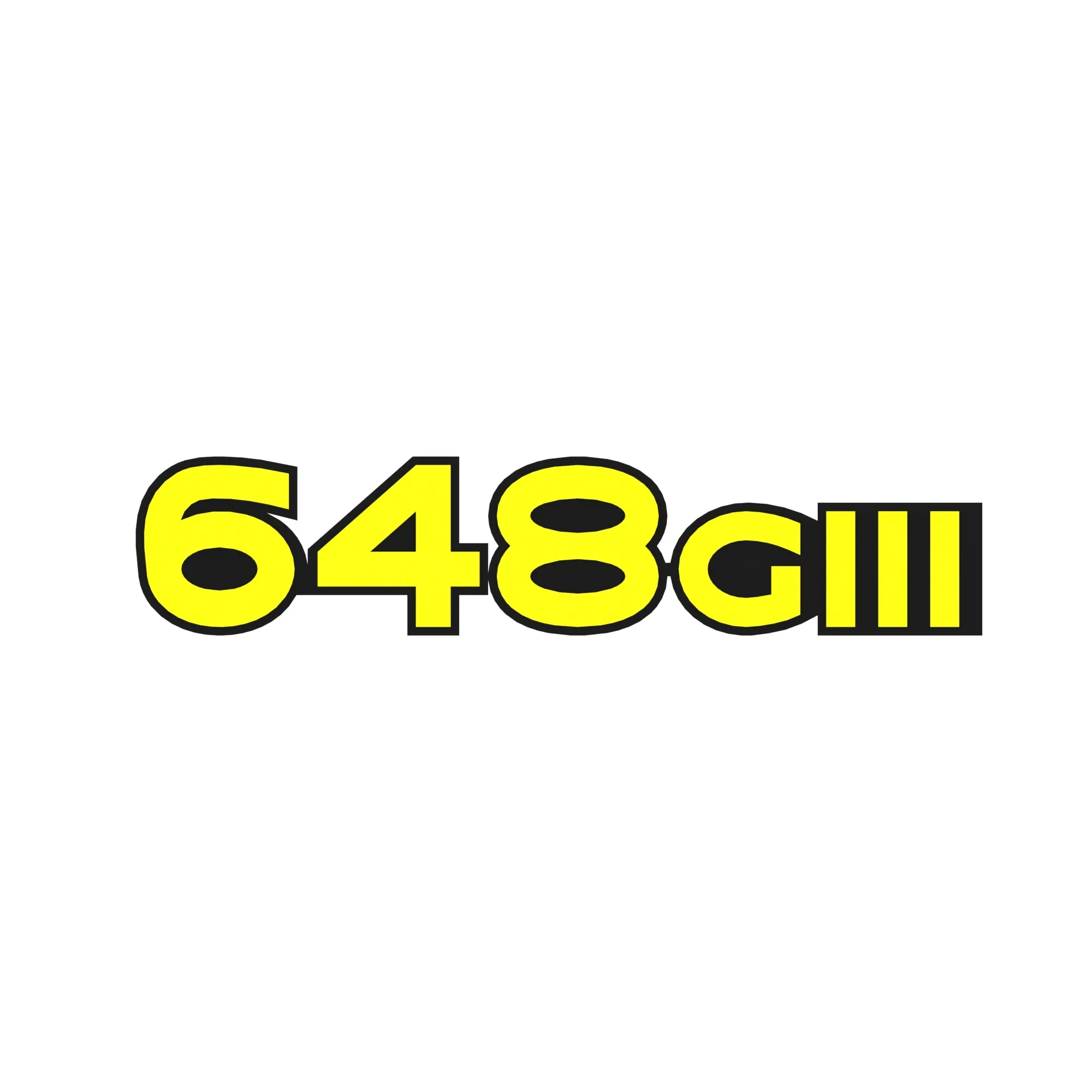 John Deere Model Designator Label, 648G III - T216213