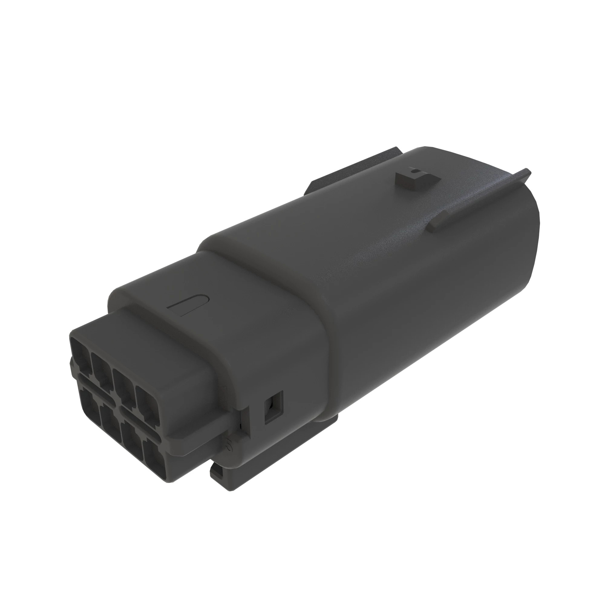 CONN MOLEX MX150 8W FS LTGRY PLSTC