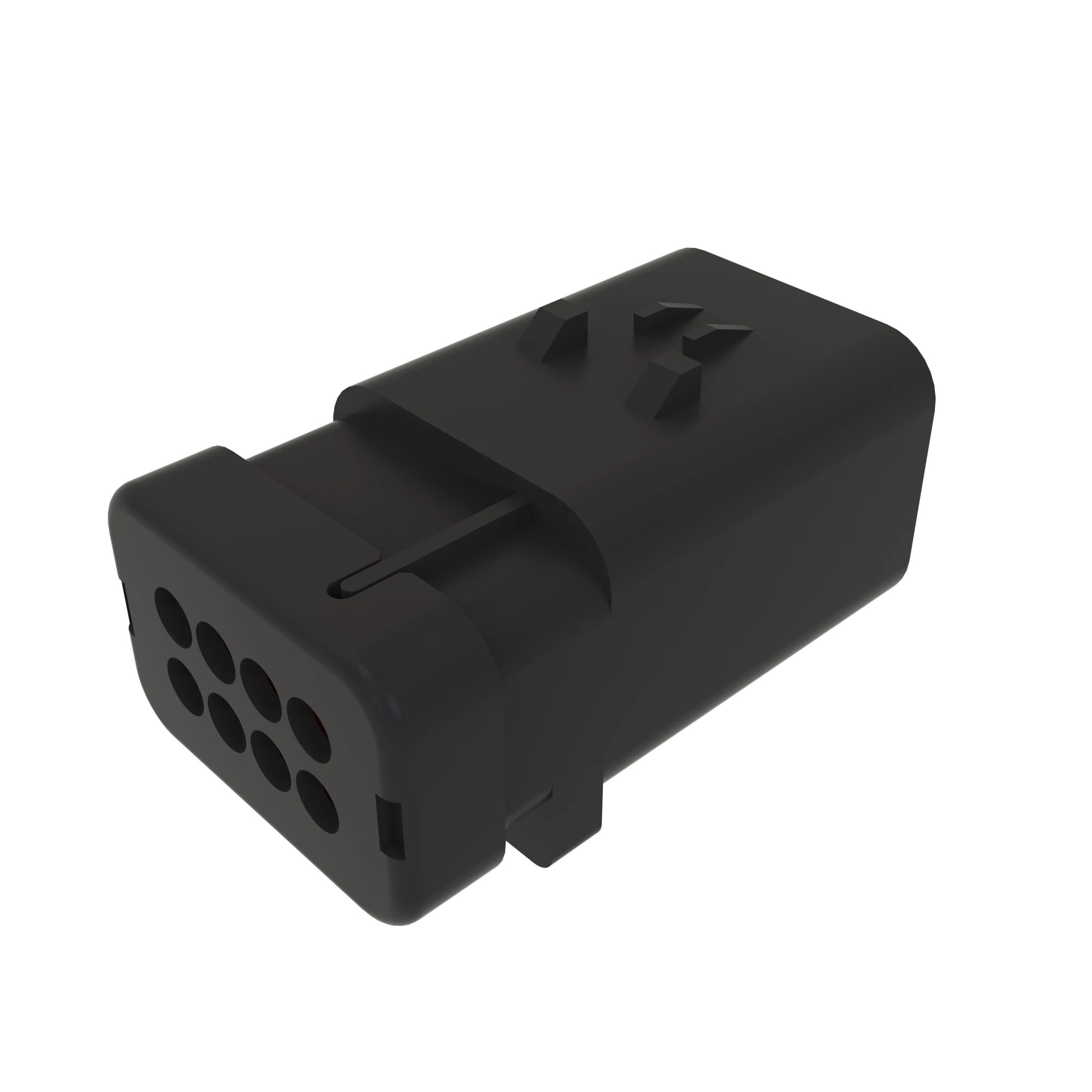 TYCO AMPSEAL16 8W PIN SLD RED PLSTC