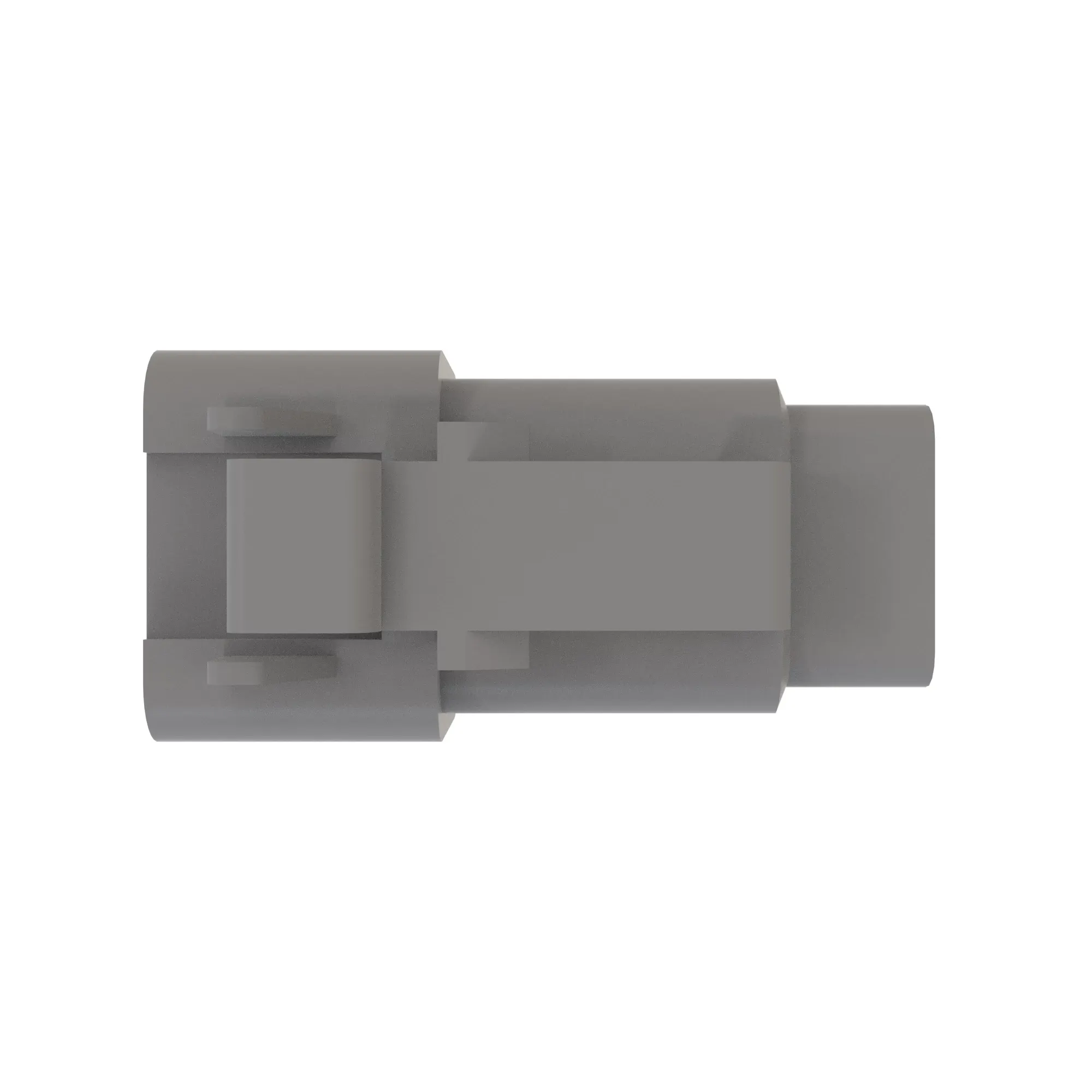 CONN DEUTSCH DTM 4W MS GRY PLSTC