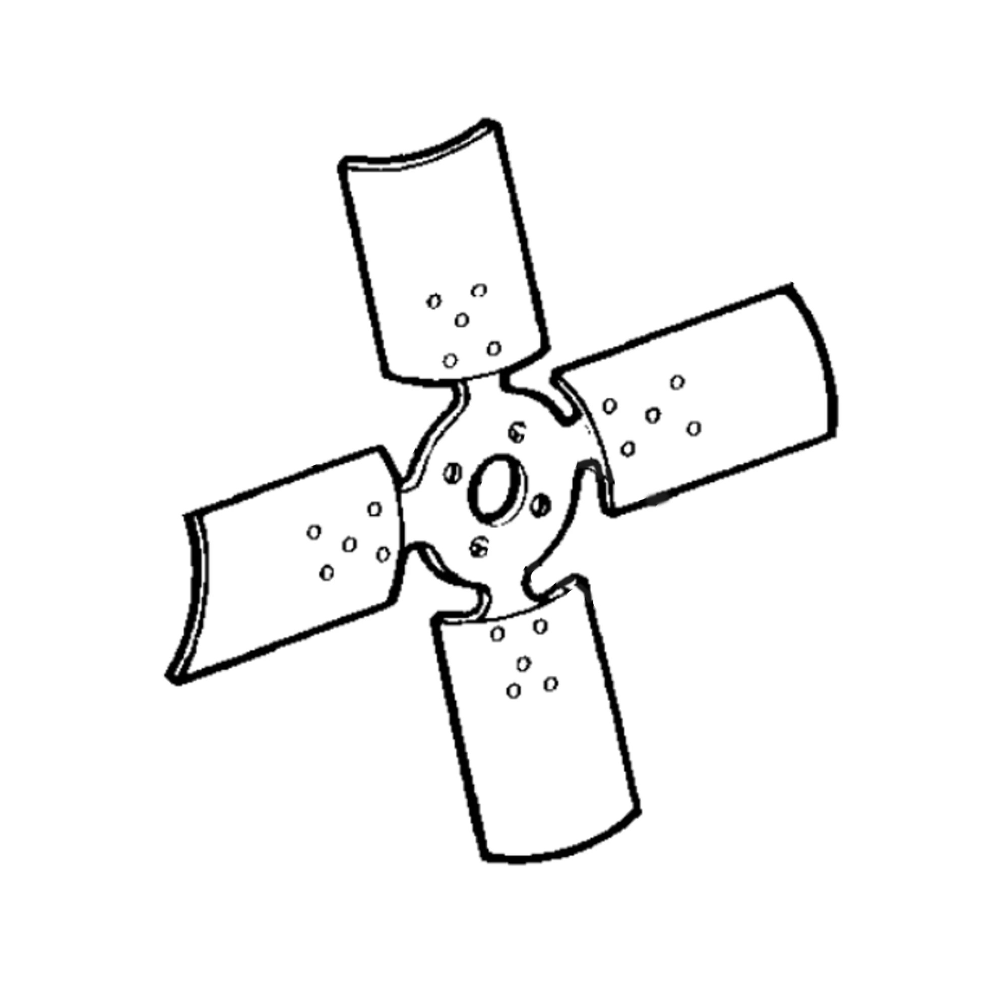 John Deere Fan, 4 Blade - AT23180