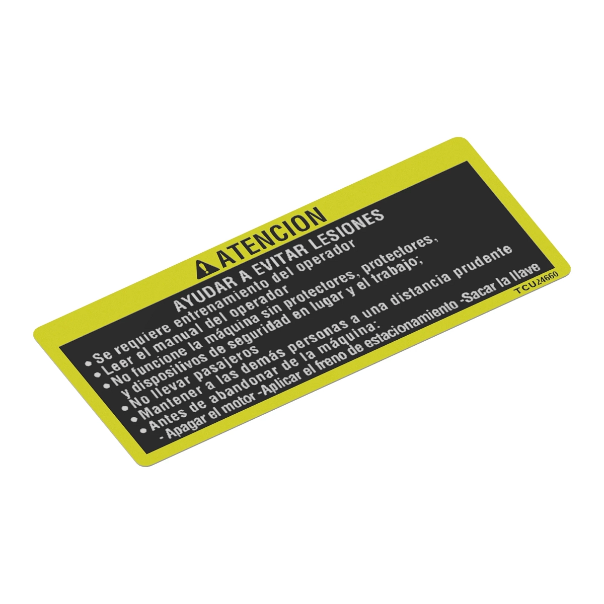 Label, General Caution (Span)