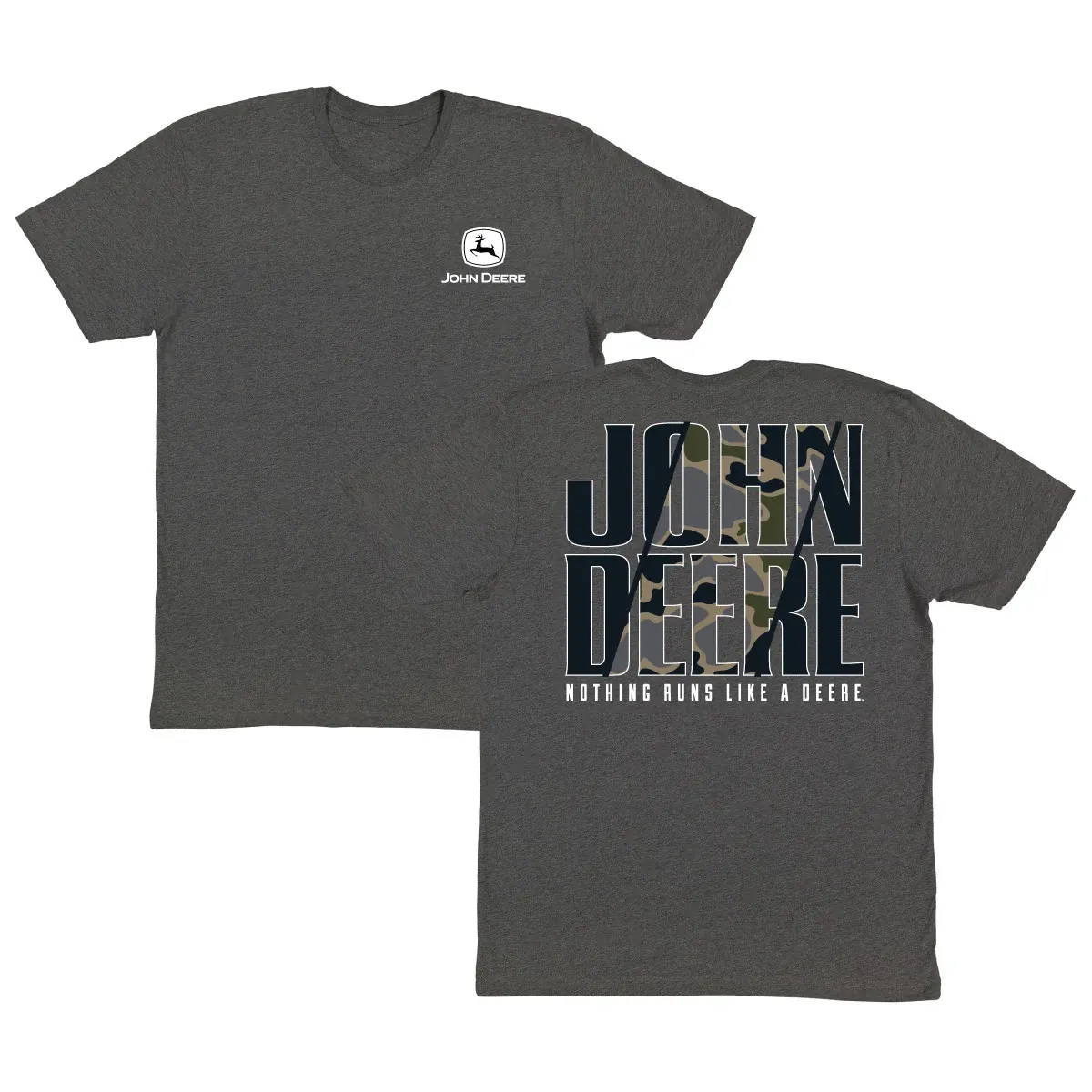 John Deere in Camo T-Shirt