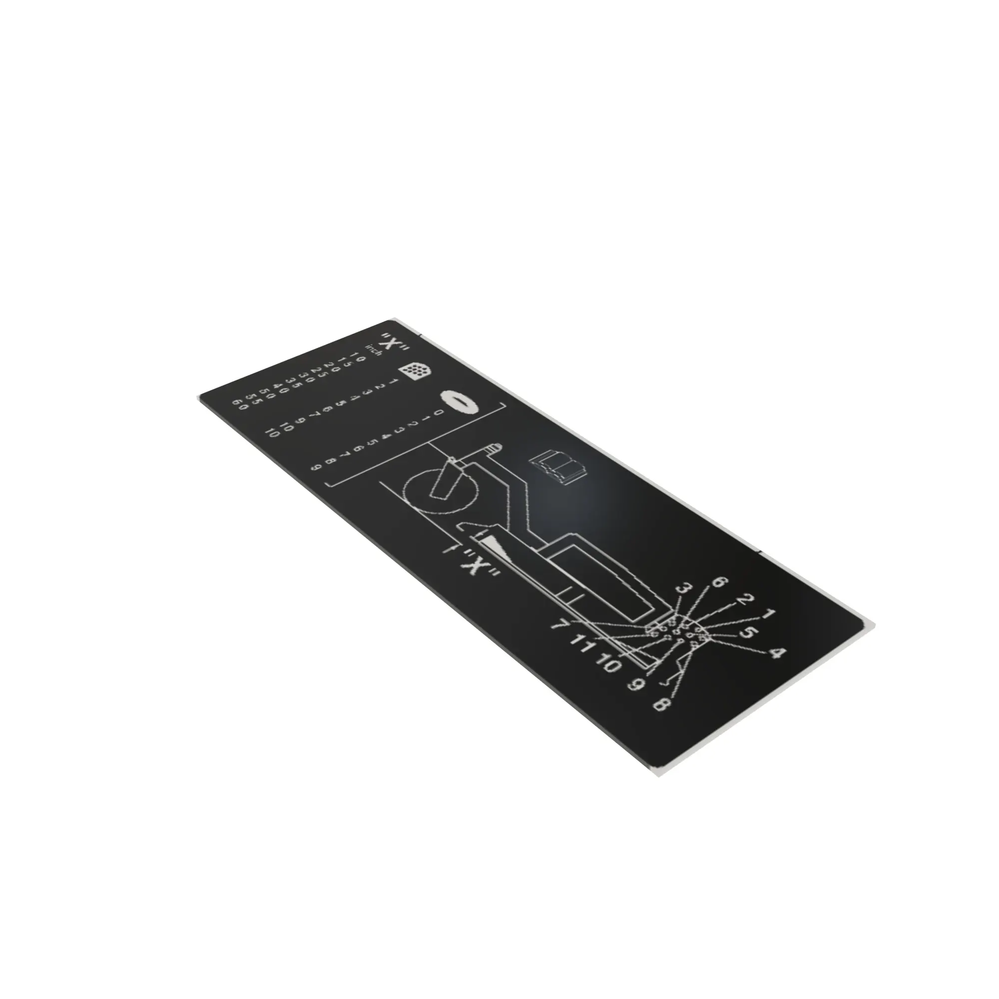 LABEL, HEIGHT ADJUST,72"RD,2005,144