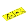 John Deere Safety Sign, Blade Contact Danger - M118041
