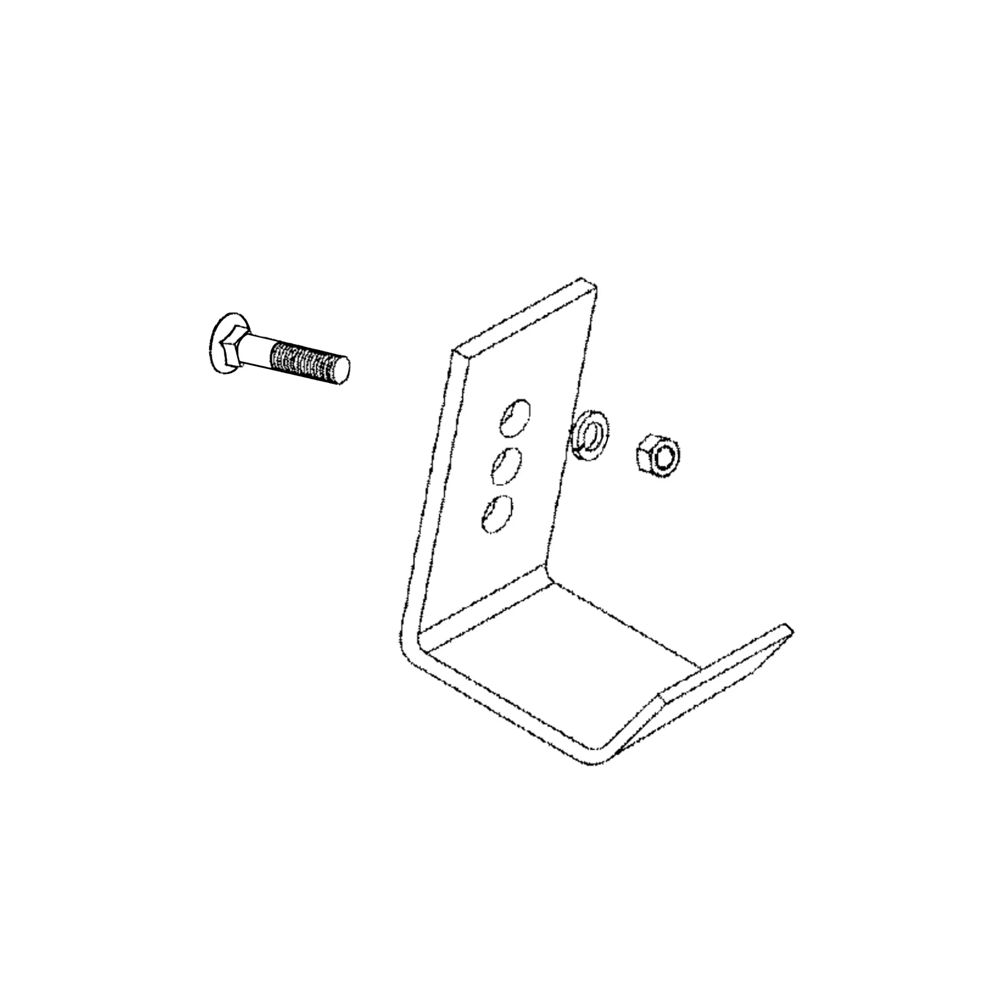 John Deere Skid Shoe Plate Kit - 5WS343435