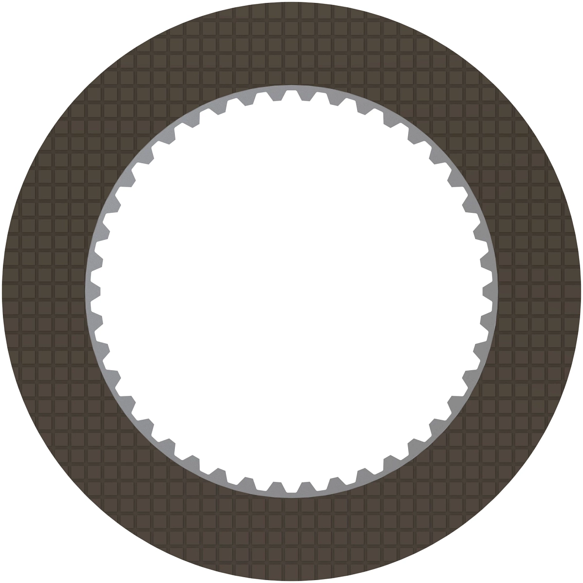 Disk With Inner Spline, With Facing
