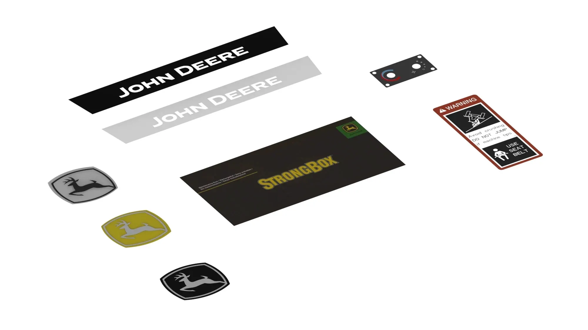 John Deere John Deere Stripe Label, Right Side - M126040