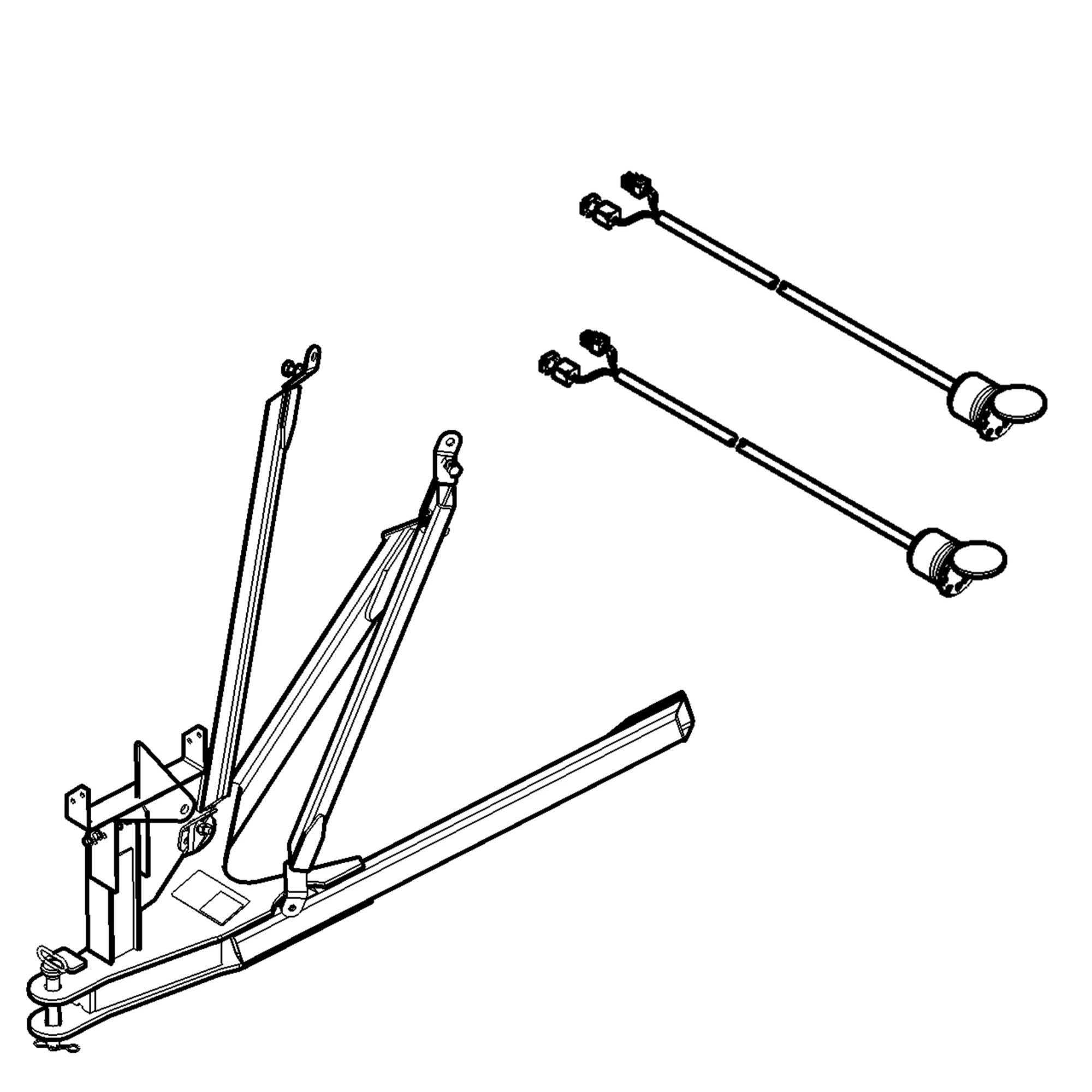 ⚙️ BA32777: Kit de enganche trasero John Deere 🚜✅
