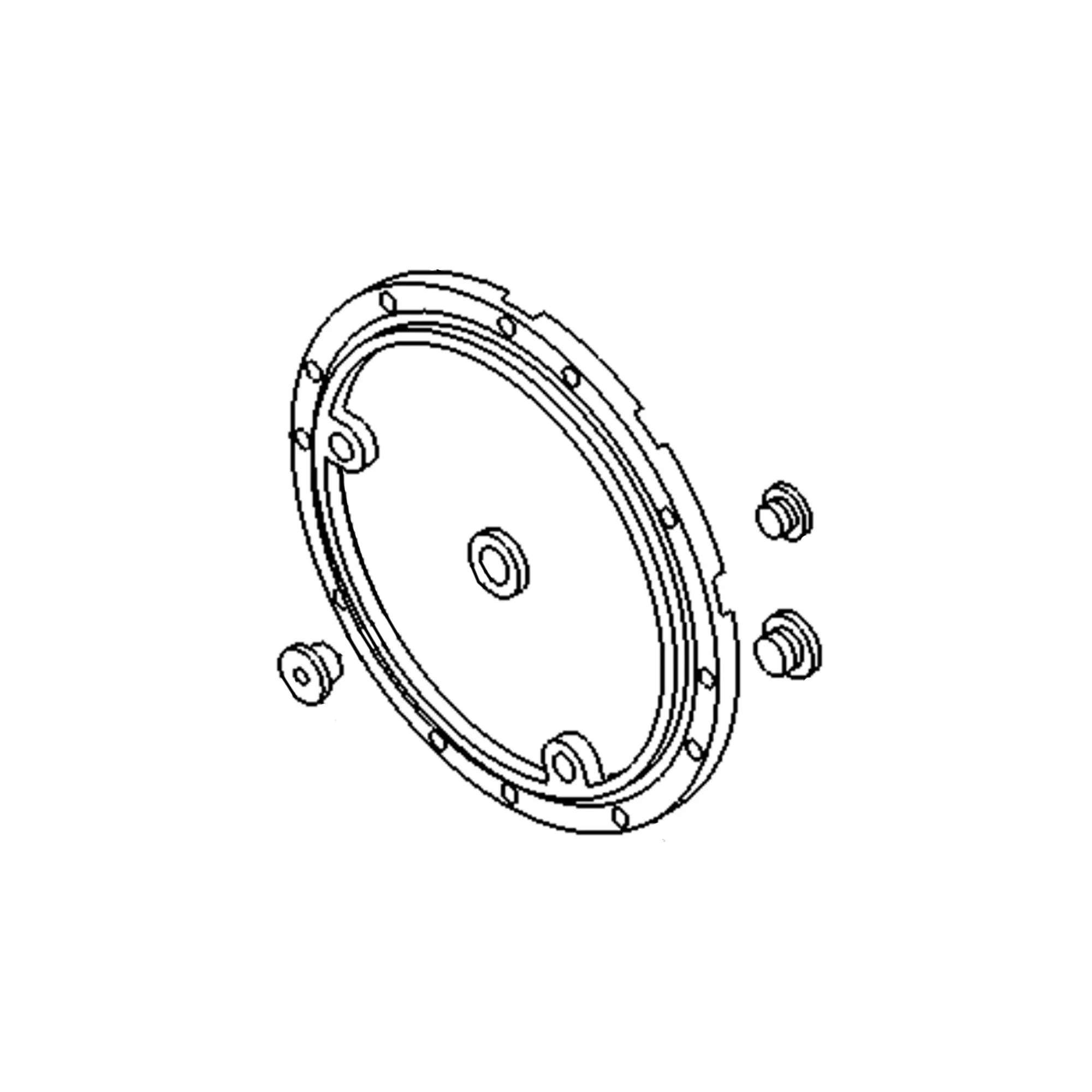 John Deere Front Wheel Hub Cover - AN304967