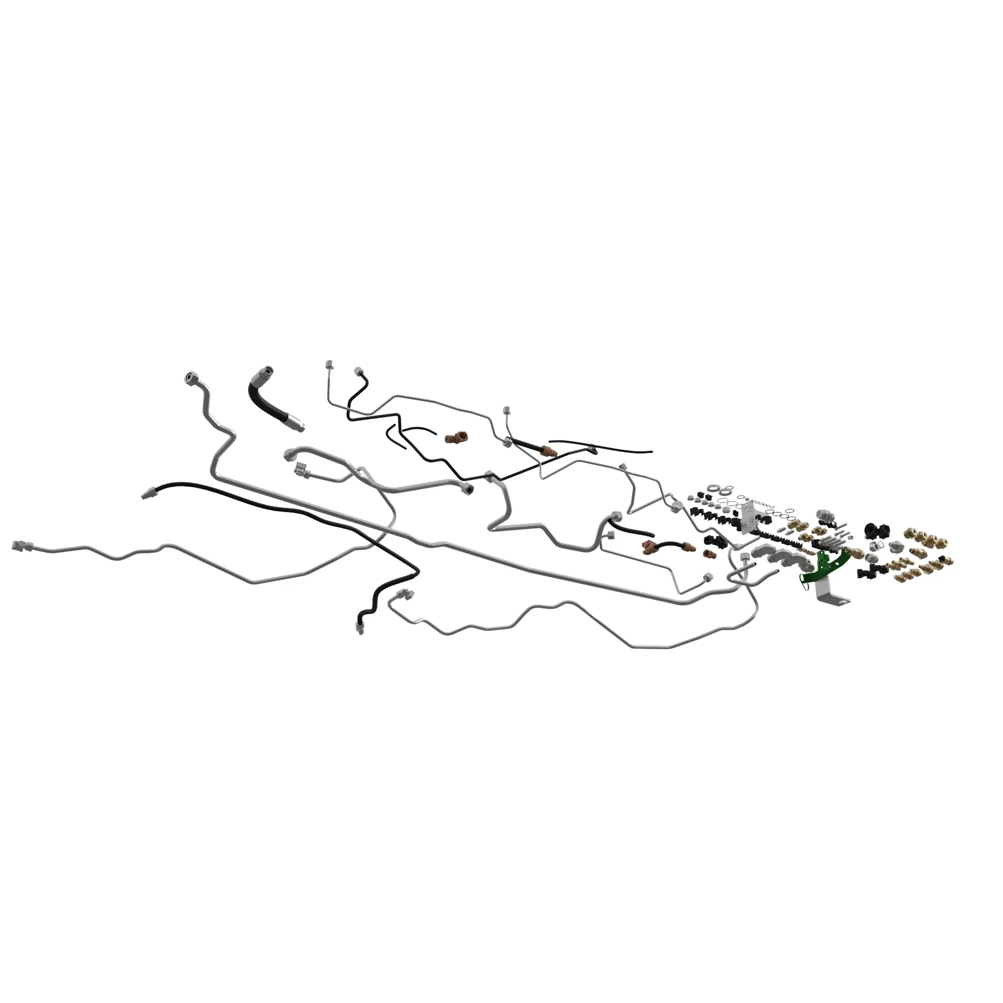 BL16620; Brake Line; Brake Line for Supply and Bleeding plus Bracket; MHM1894; 8751