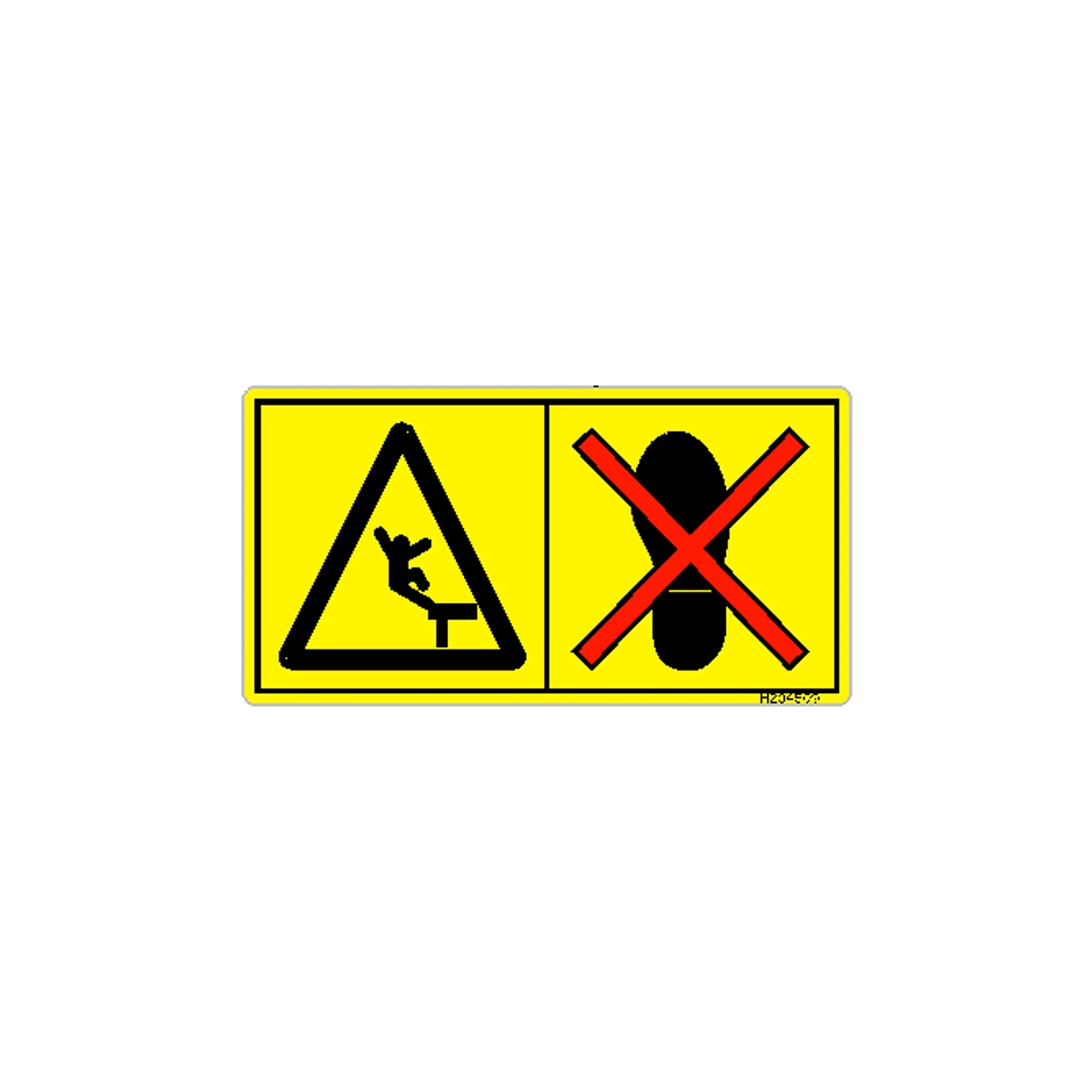 John Deere Warning Safety Sign - H204509