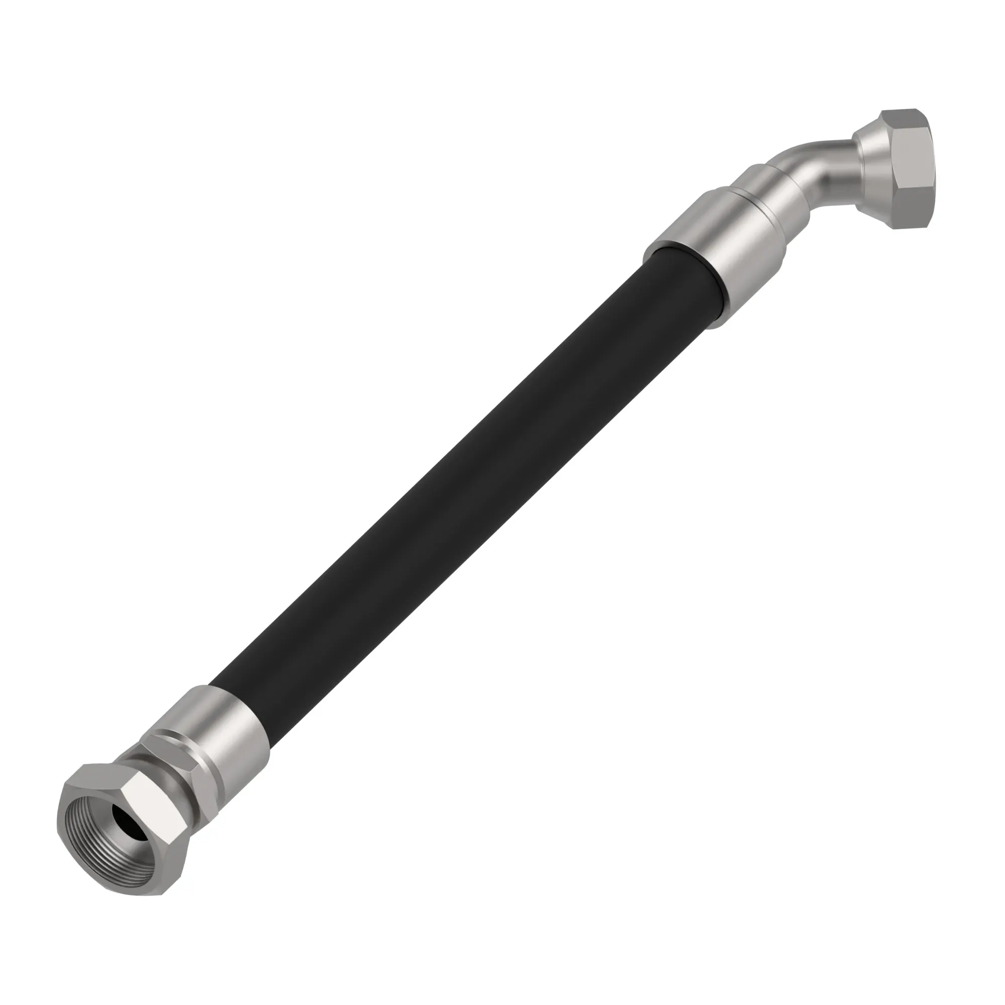 John Deere Wagon Dump Return Hydraulic Hose - AXE33116