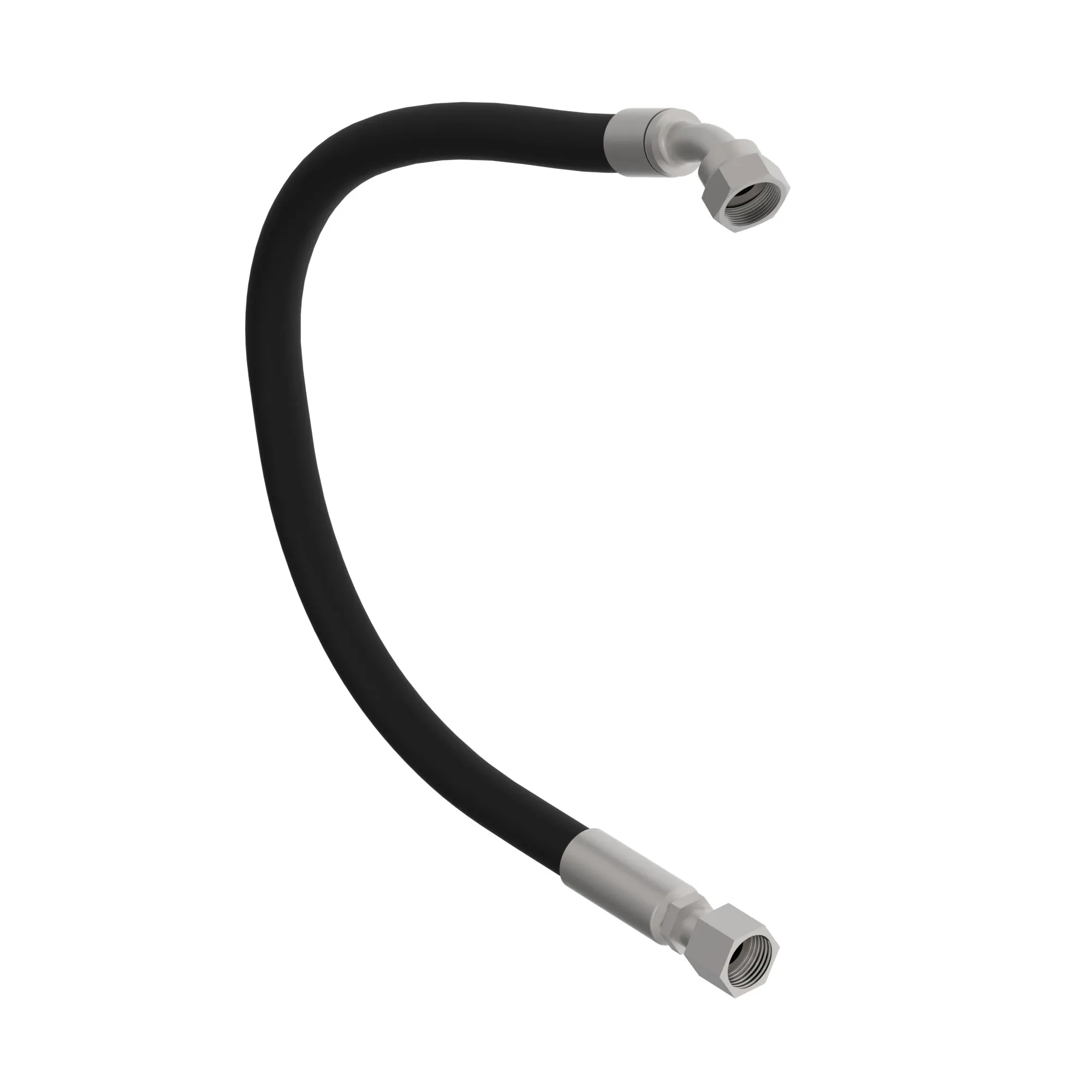 John Deere Front Feed Roller Motor Line Hydraulic Hose - AXT23009