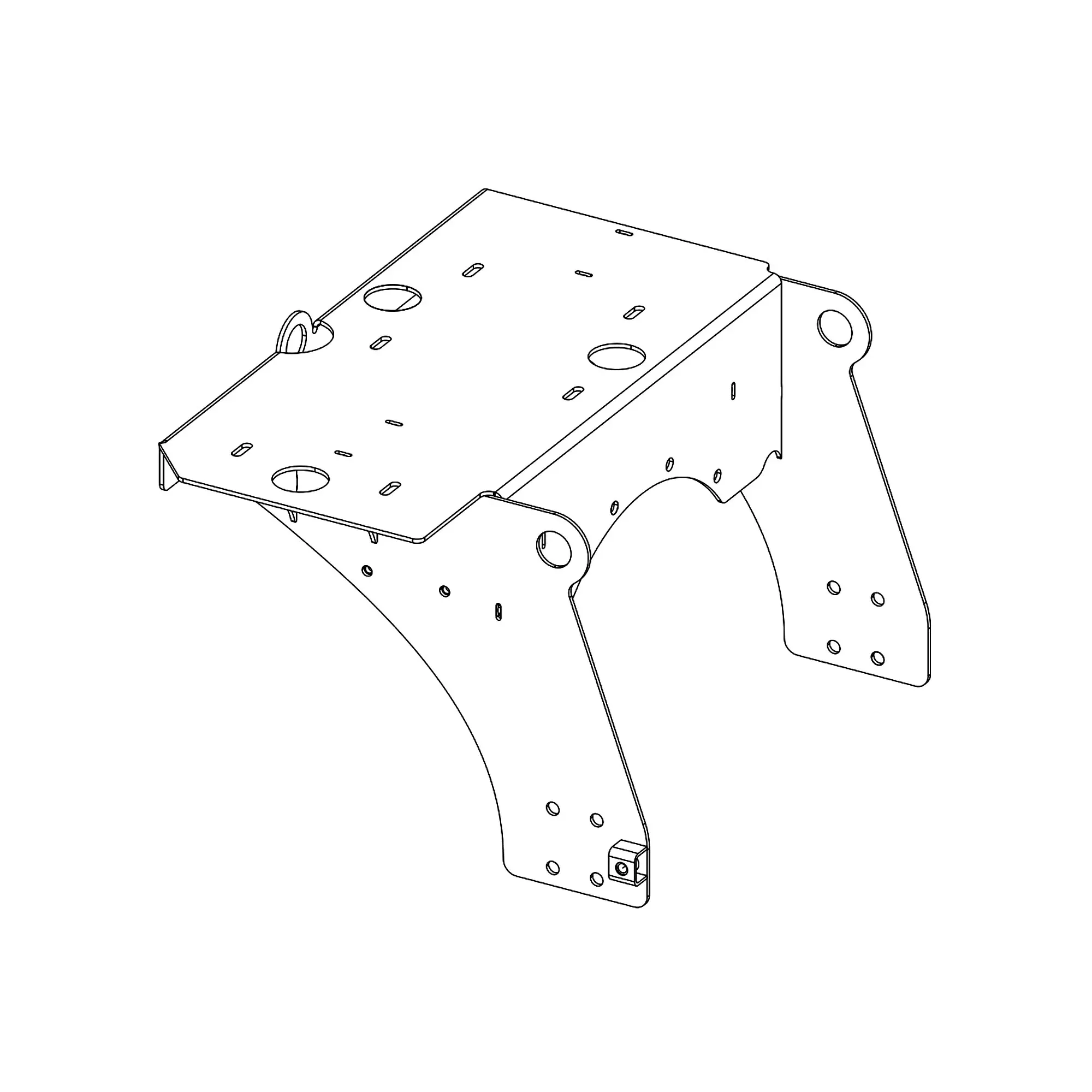 John Deere After Treatment Device Bracket - AT385927