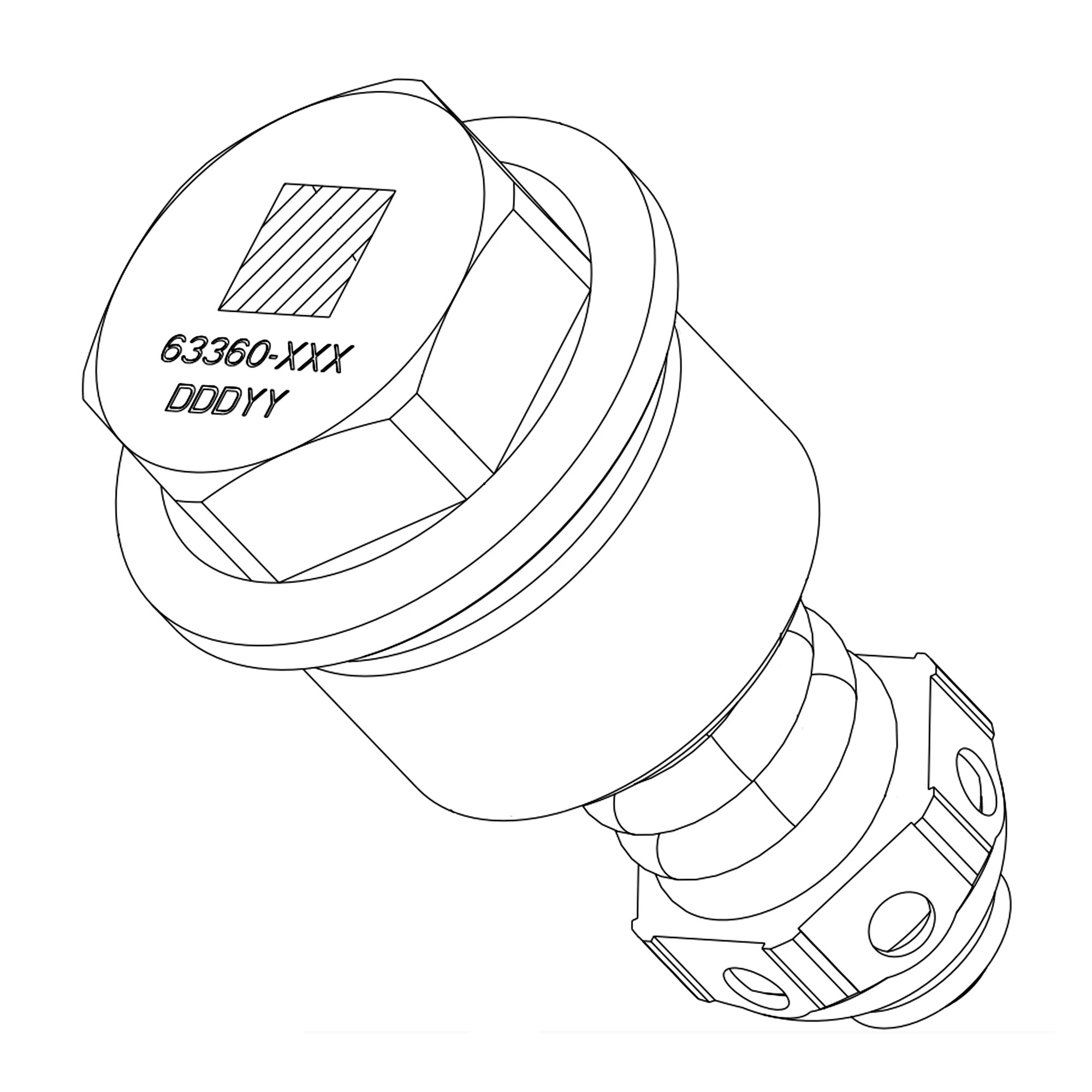 John Deere Pressure Relief Valve - AT444009