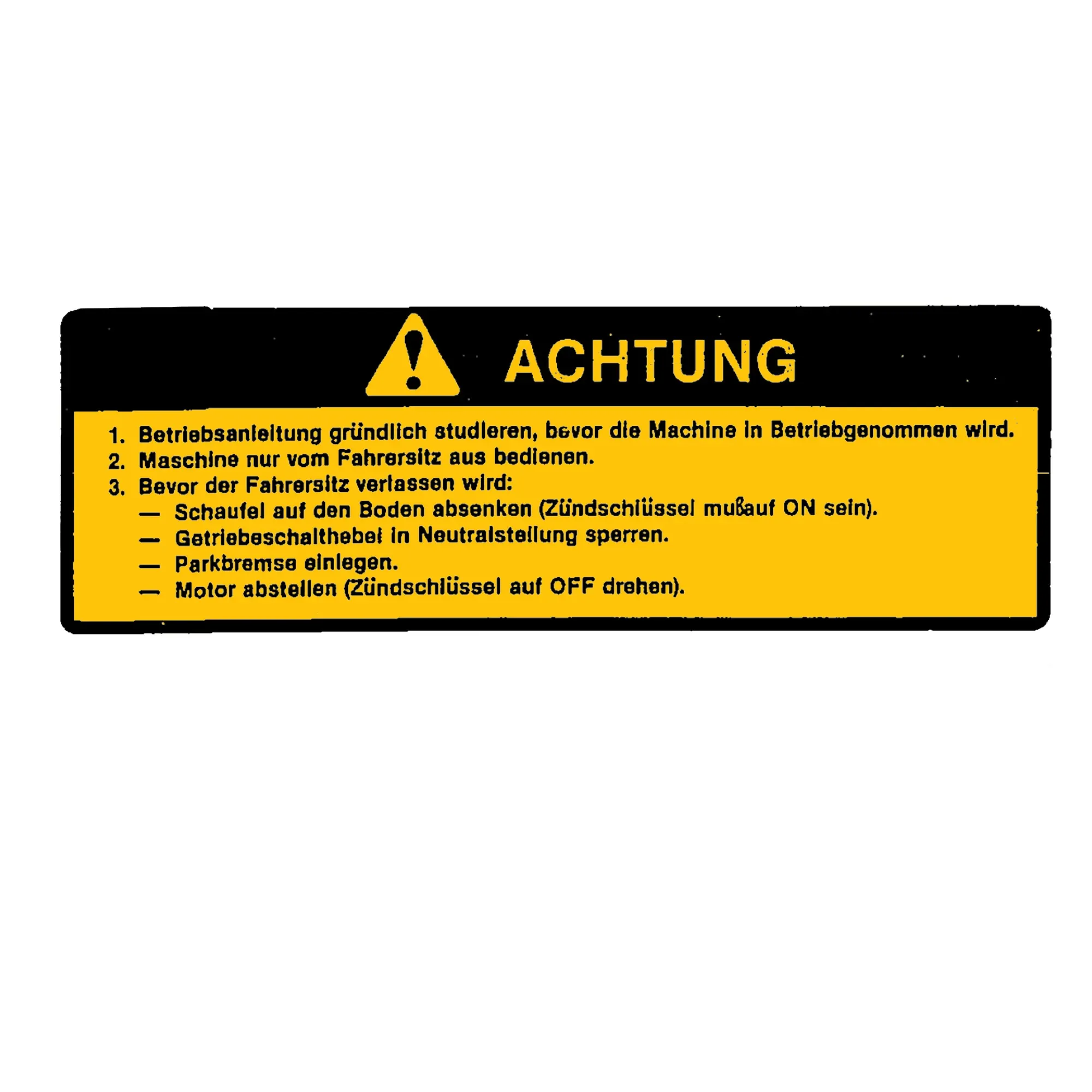 Safety Sign
