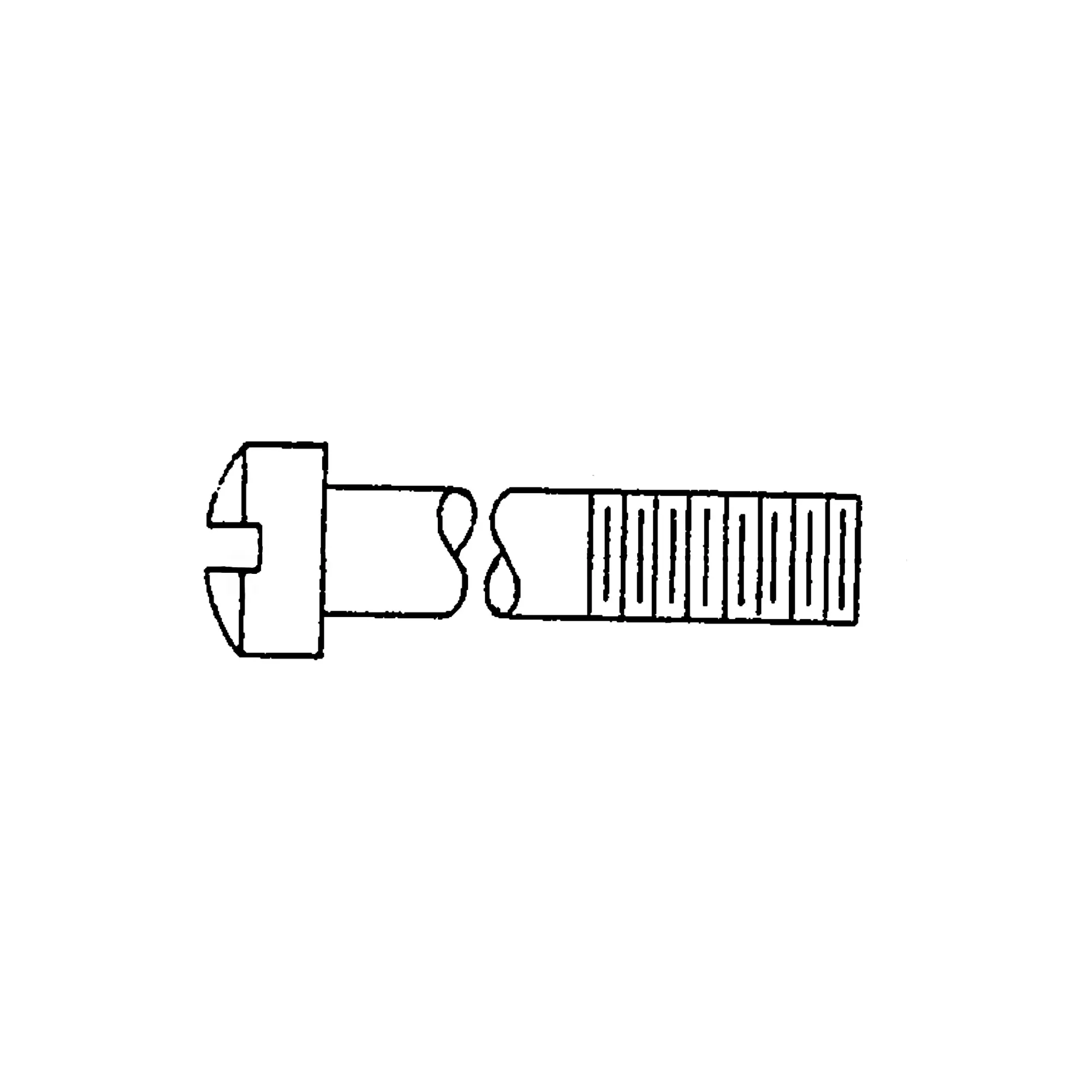 John Deere Cylindrical Head Screw, 1/8" X 7/8" - R92205