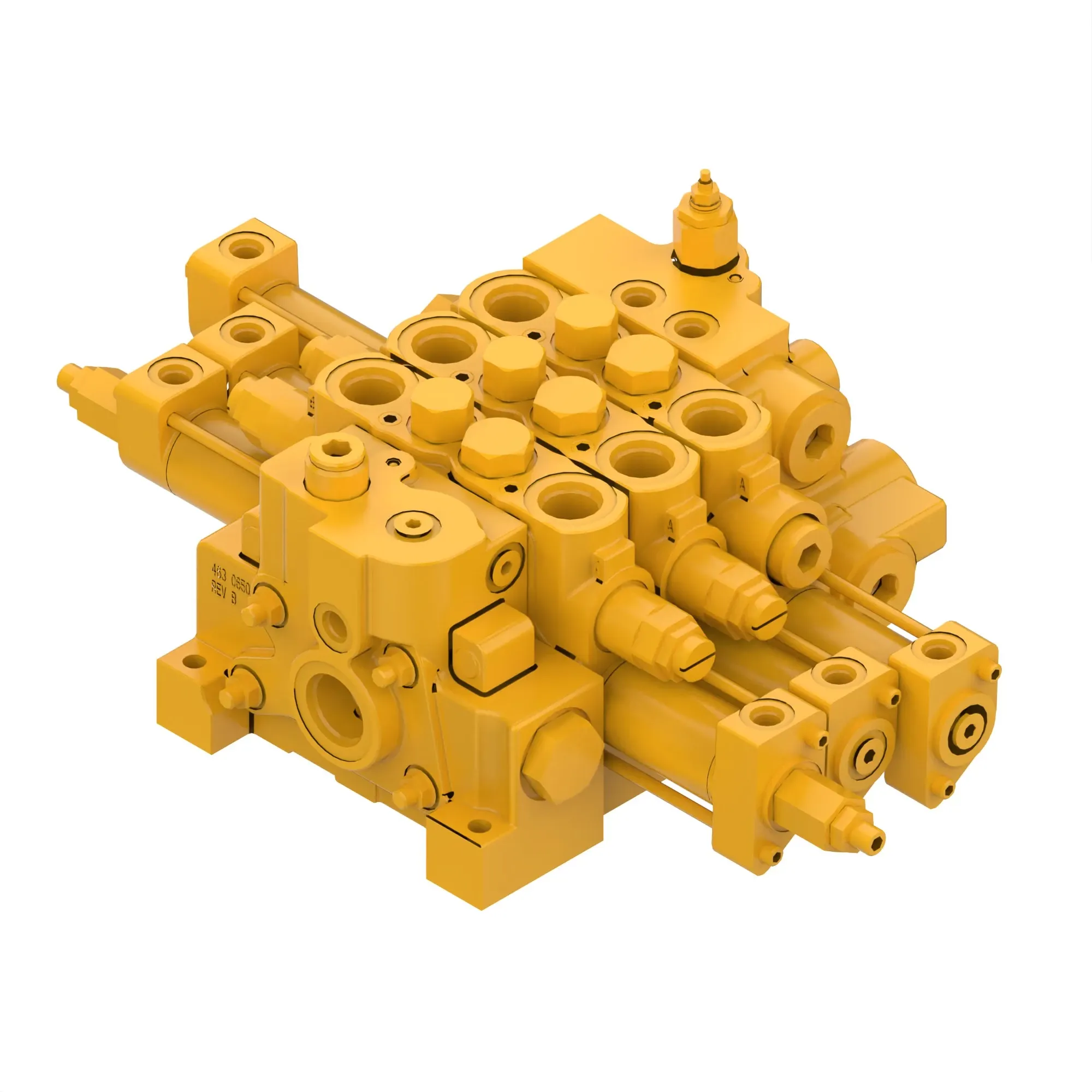 John Deere 3 Spool Control Hydraulic Actuated Control Valve - AT369985