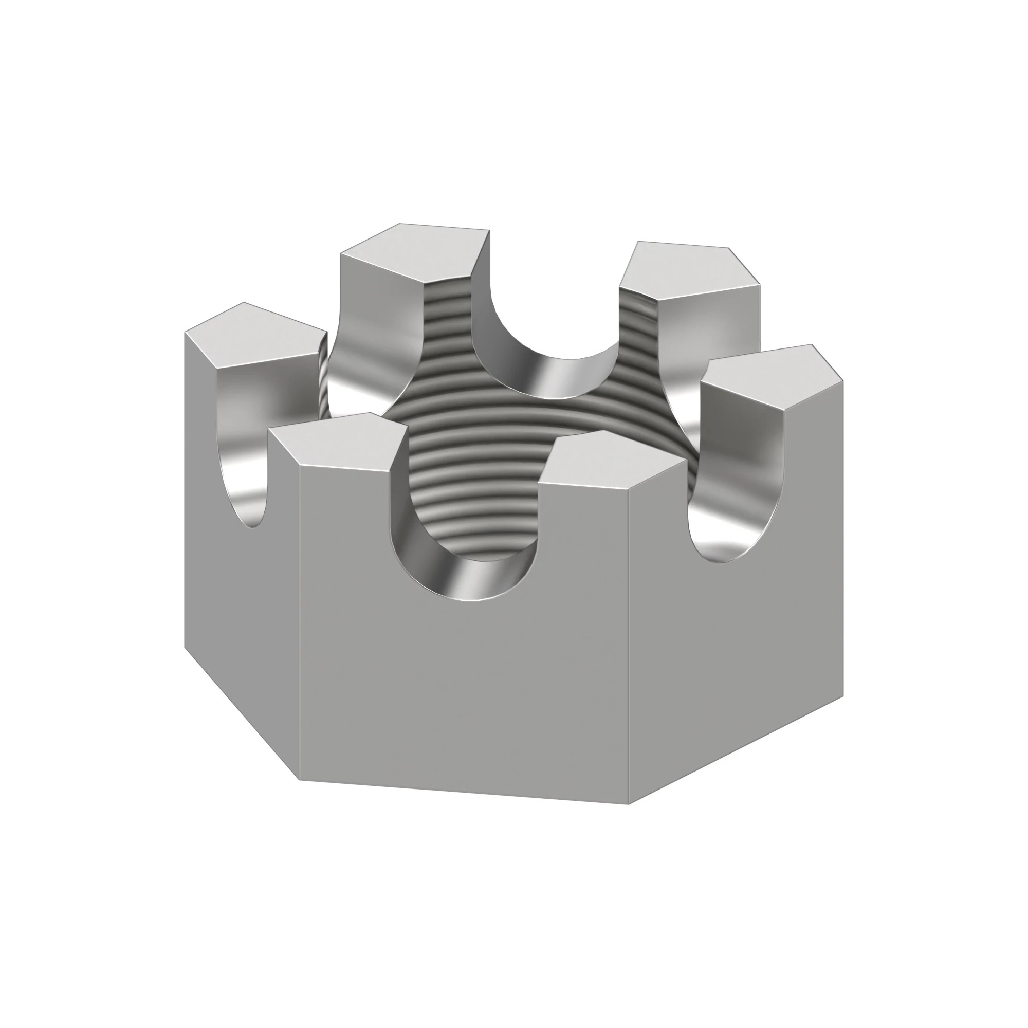 NUT, CASTLE, X 0.625