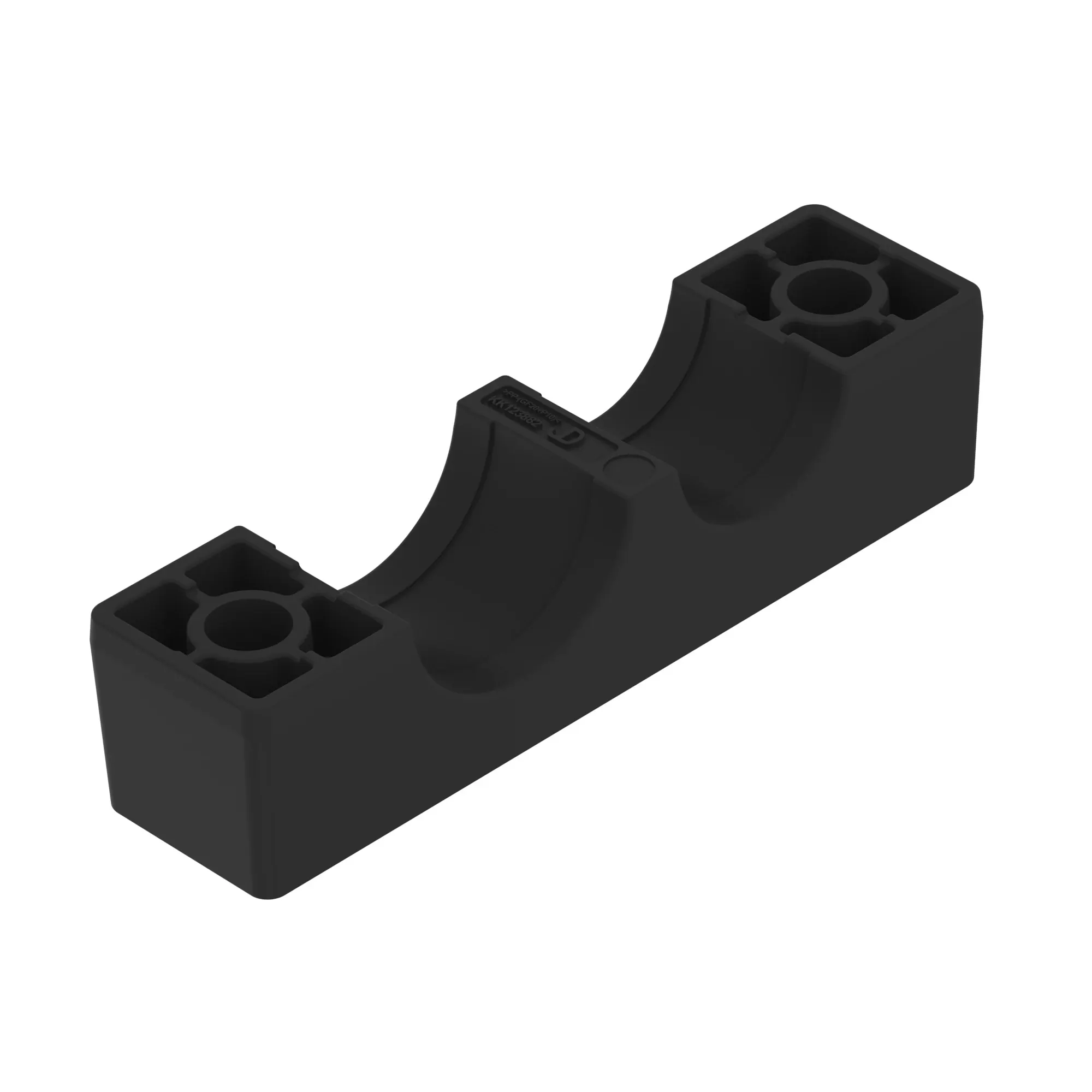 BLOCK CLAMP, DUAL, 1 IN, 3/4 IN