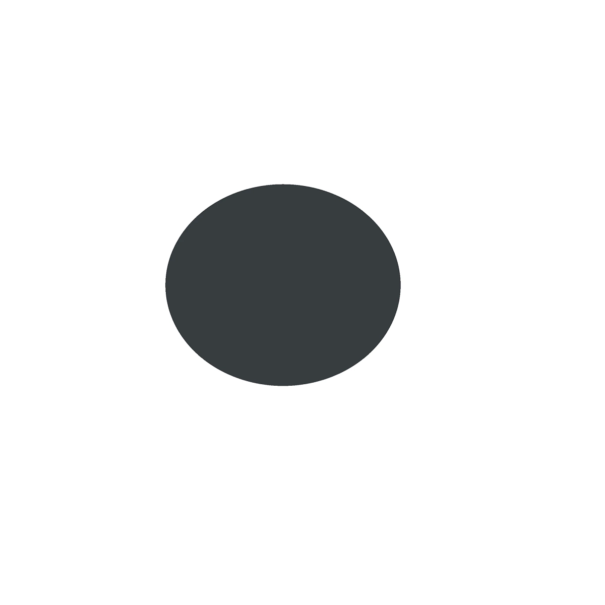 Label Gray Circle Decorative