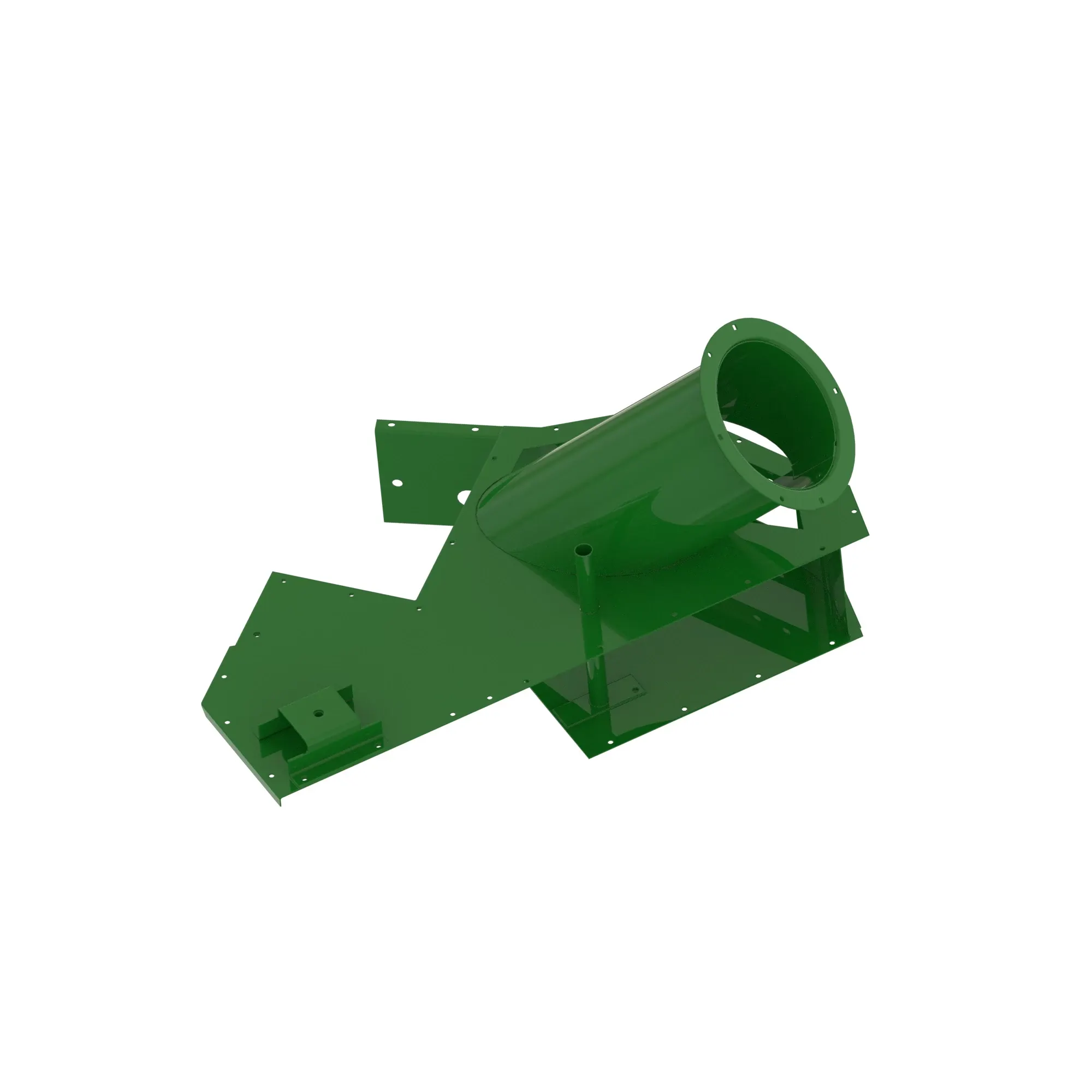 John Deere Upper Clean Grain Auger Chute Assembly - AH149187