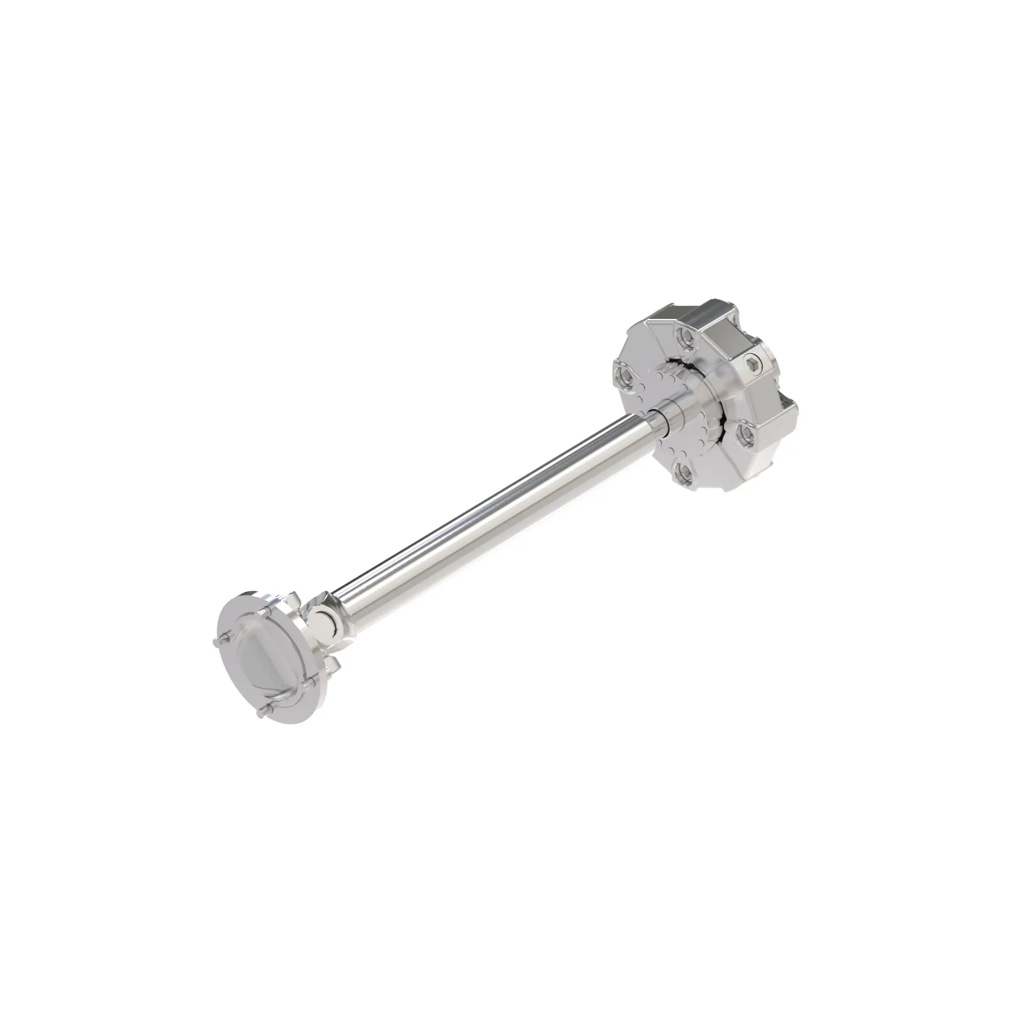 Front-PTO Driveshaft with dampener,  for tractor with 6-cylinder engine