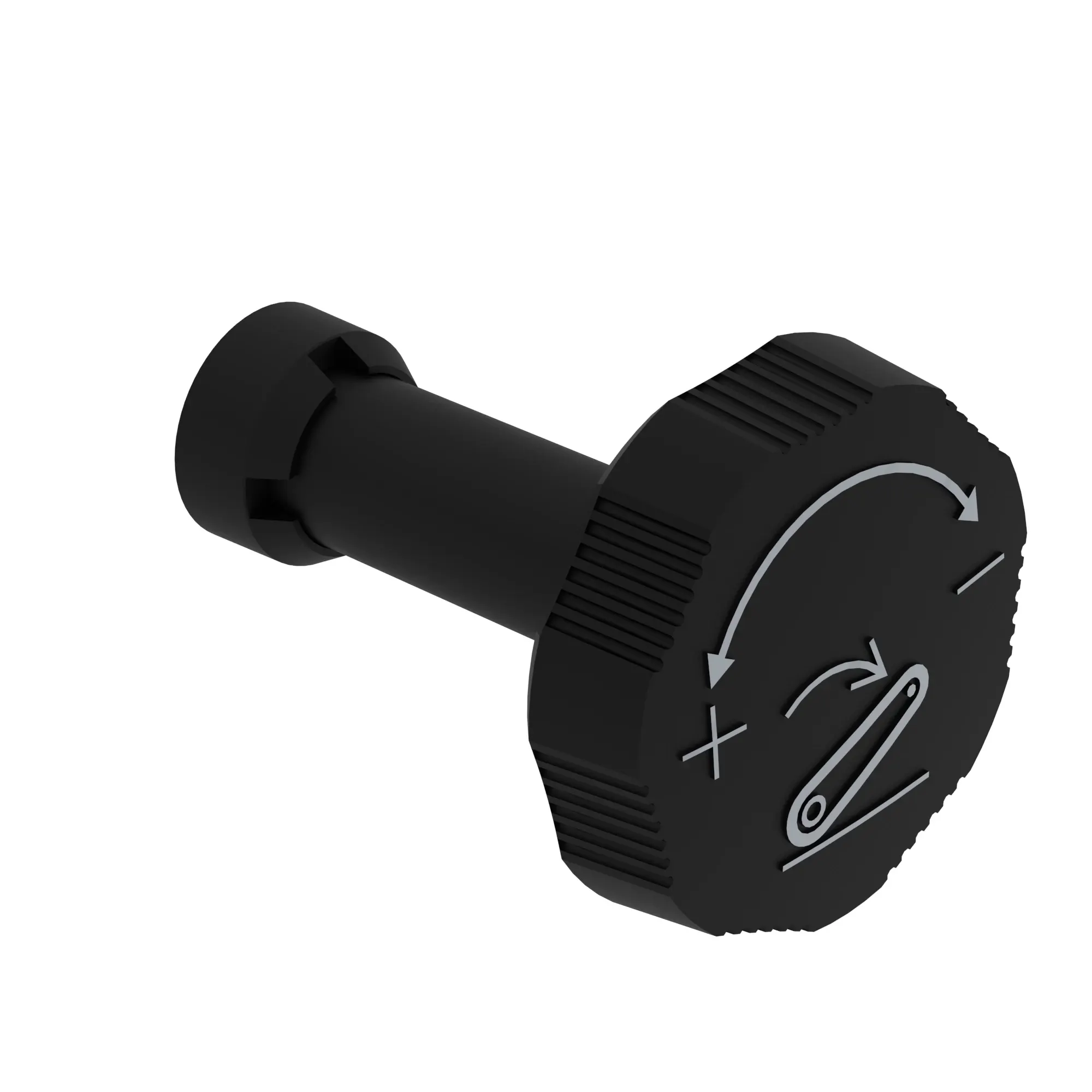 KNOB, RATE OF DROP CONTROL