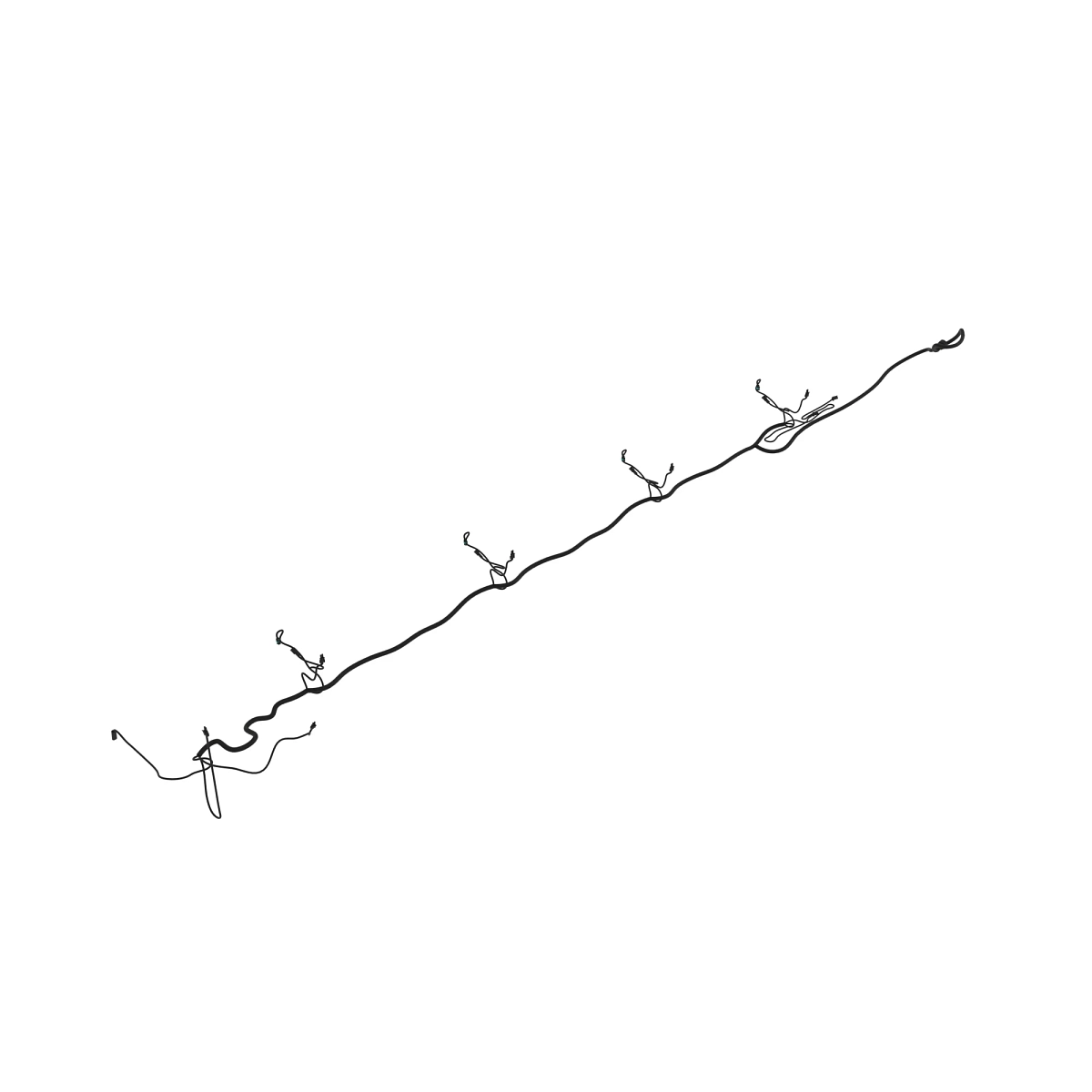 HARNESS ASSY, 7460 4-ROW W/ EHHC