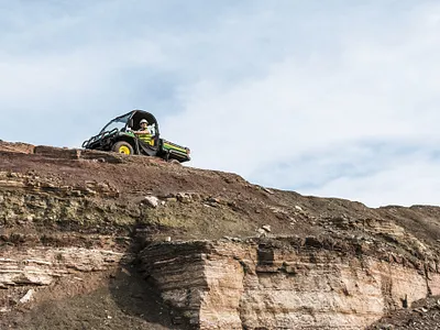 HPX815E Work Utility Vehicle in the field