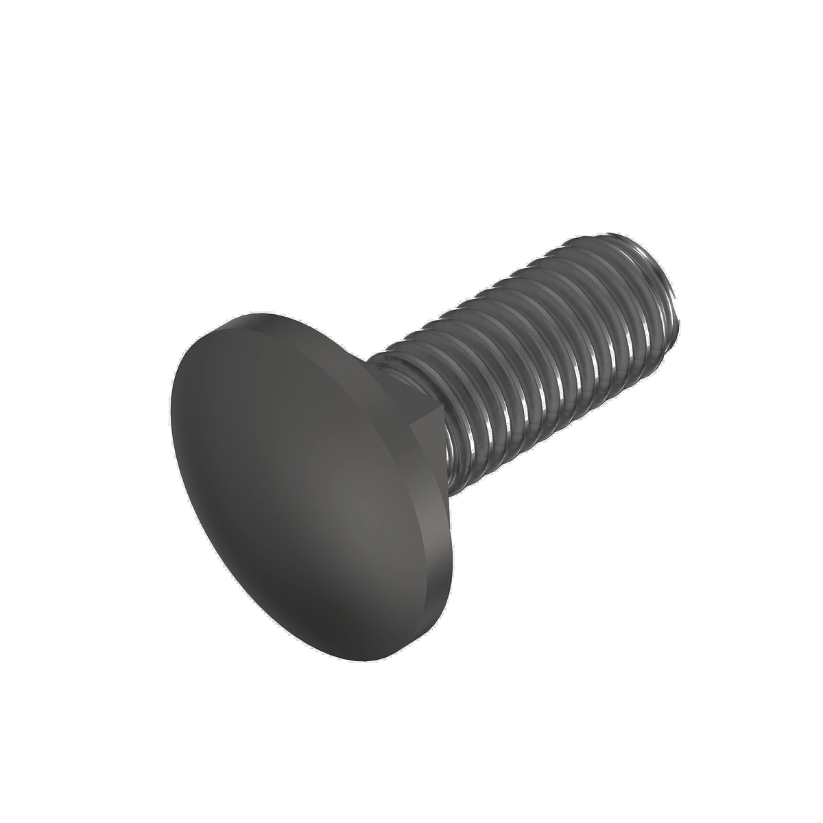 John Deere Round Head Square Neck Bolt, M8 X 25 - 03M7597