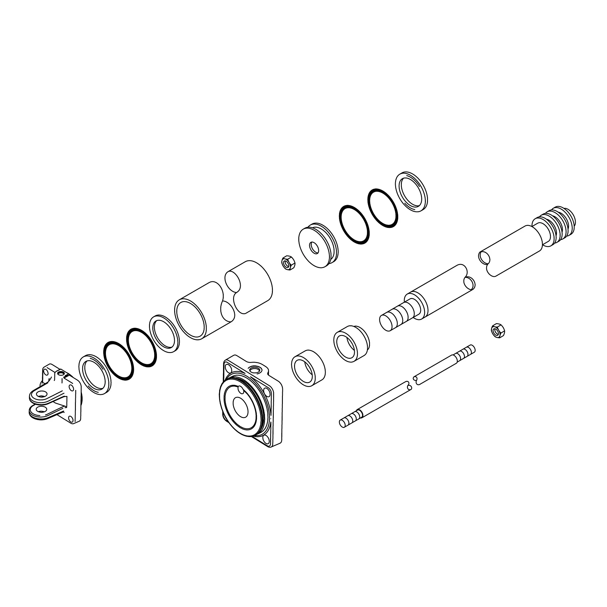 John Deere Hydraulic Cylinder Repair Kit - AN237045
