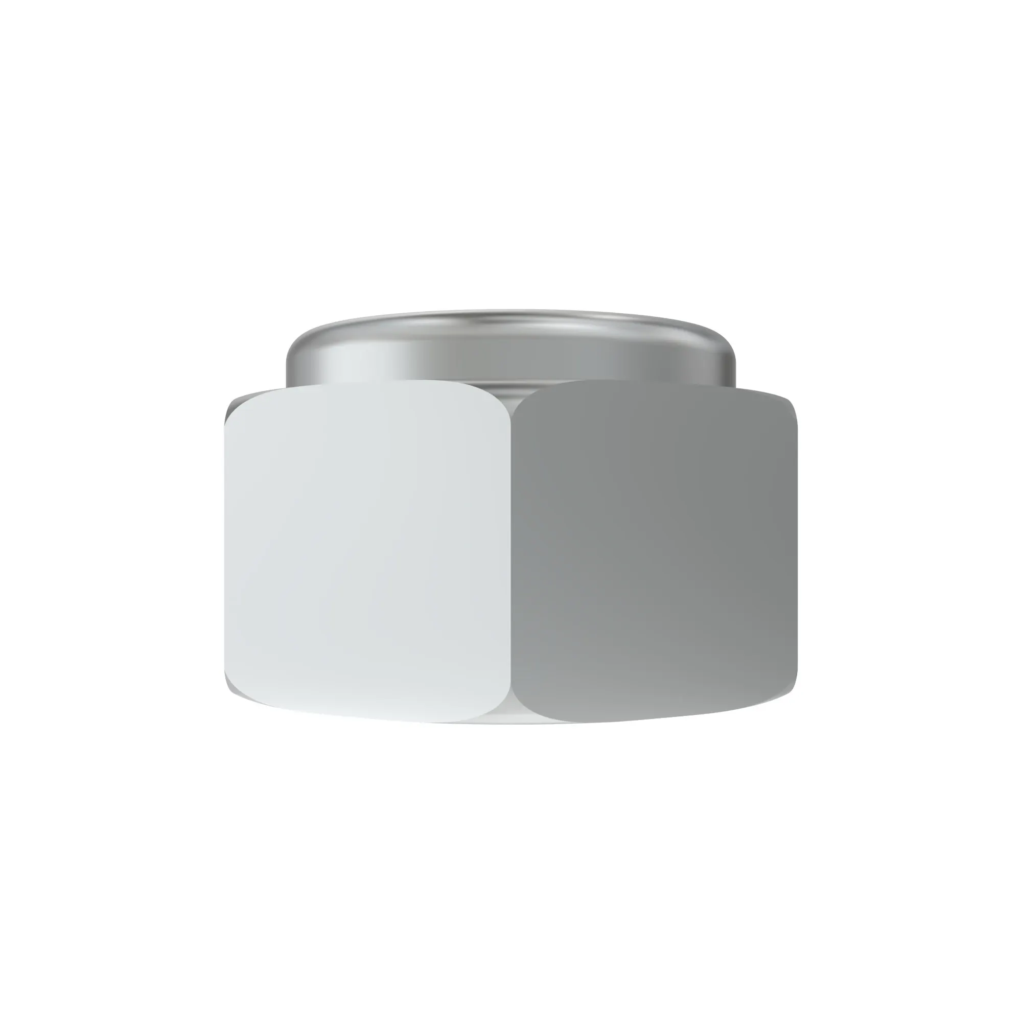 NUT, JAM HCLN, 3/8 - 16 BLK