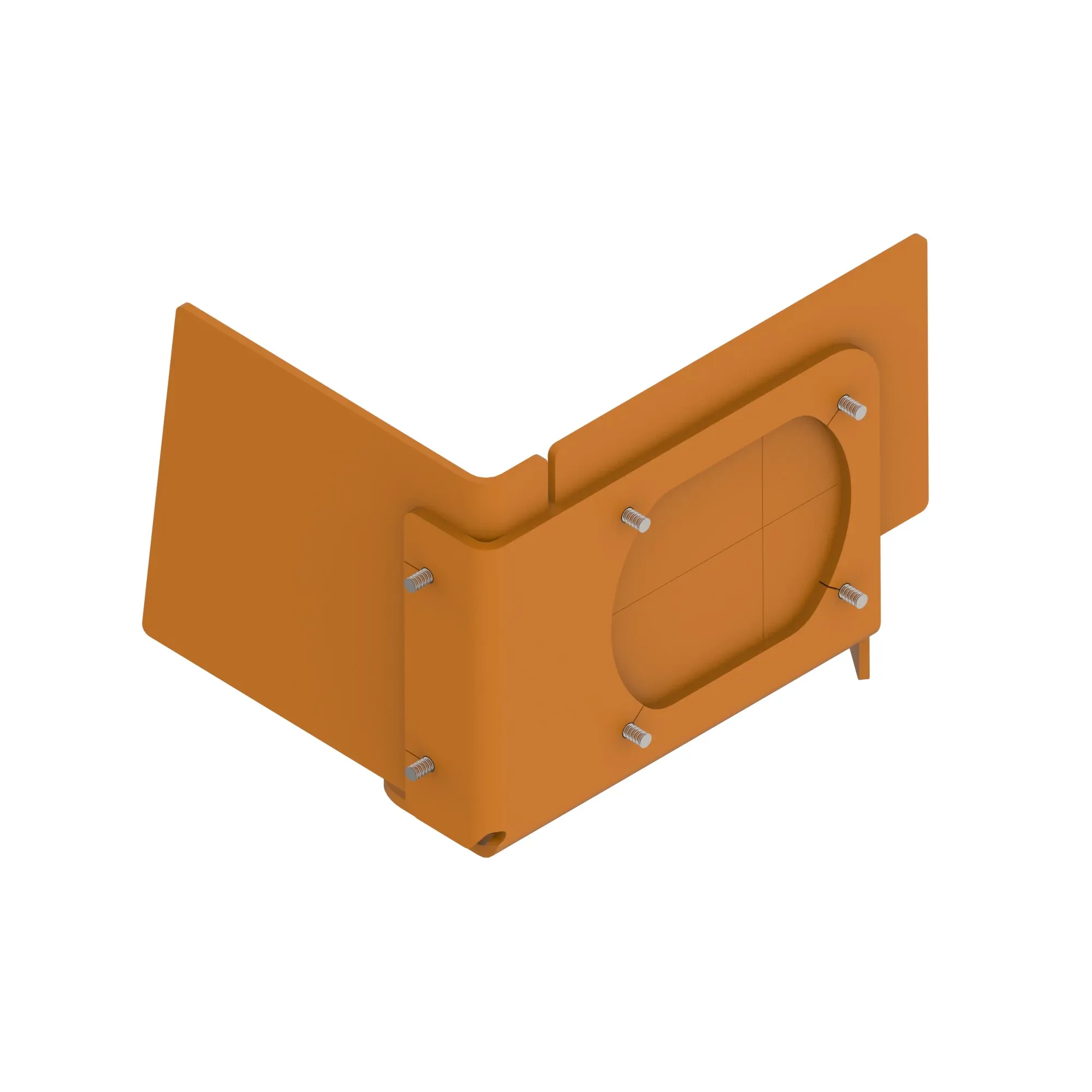 John Deere Left Side Cab Seal Bracket - AT348530