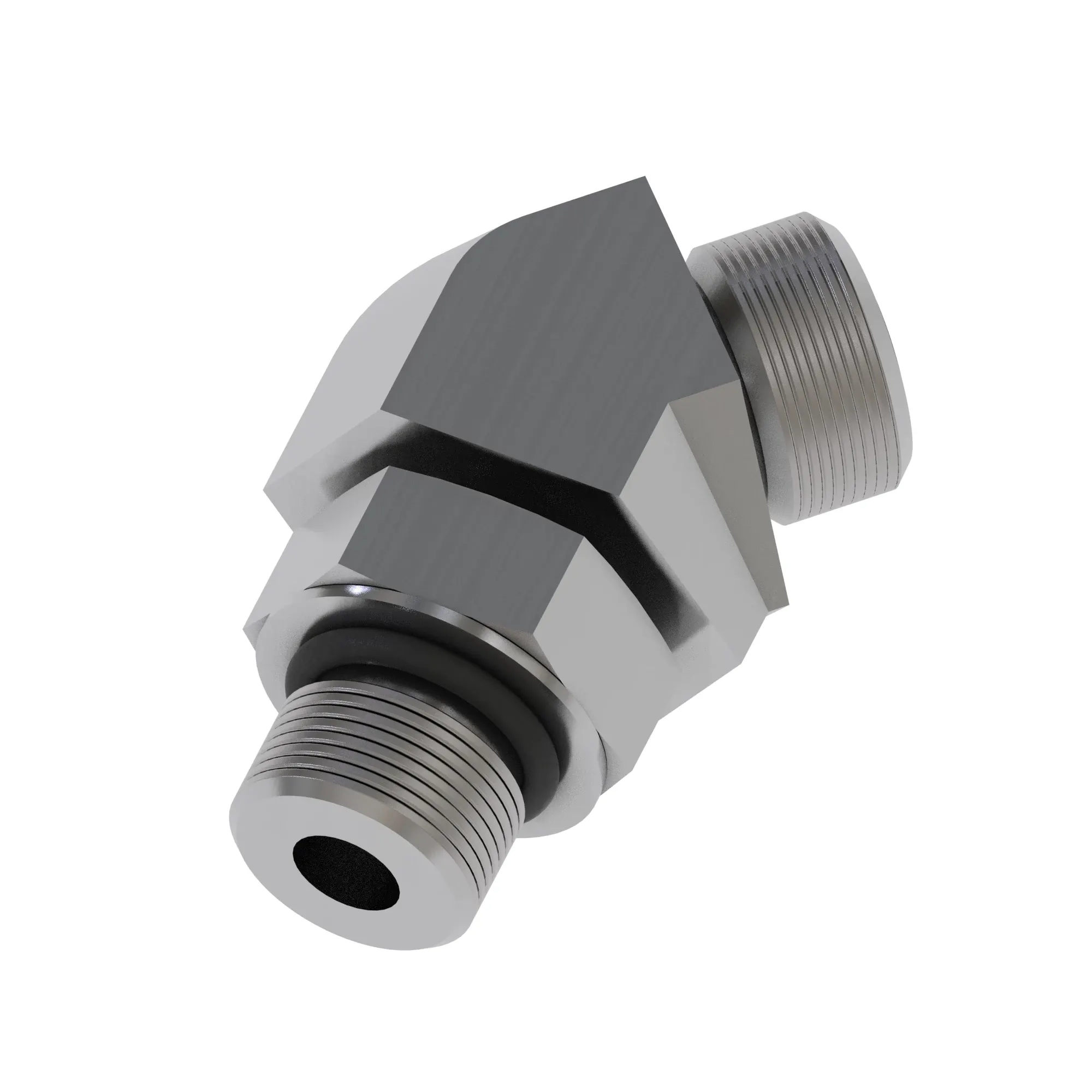 John Deere 45 Degree Adjustable Adapter Fitting - 61M5154