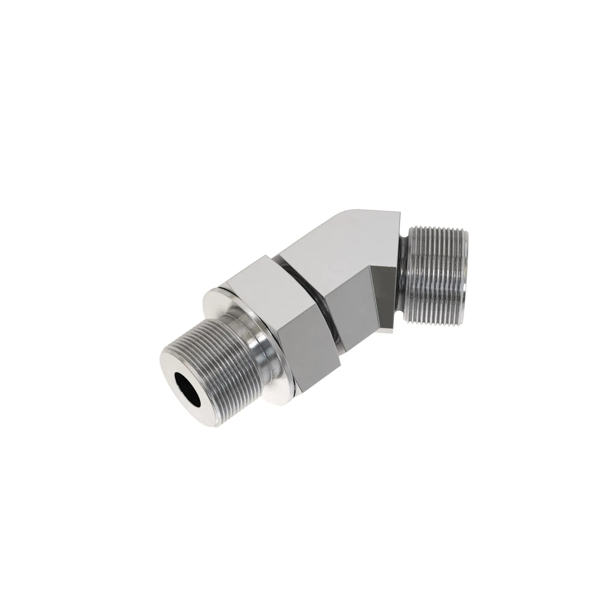 John Deere 45 Degree Adjustable Stud Elbow Fitting - 38H5156