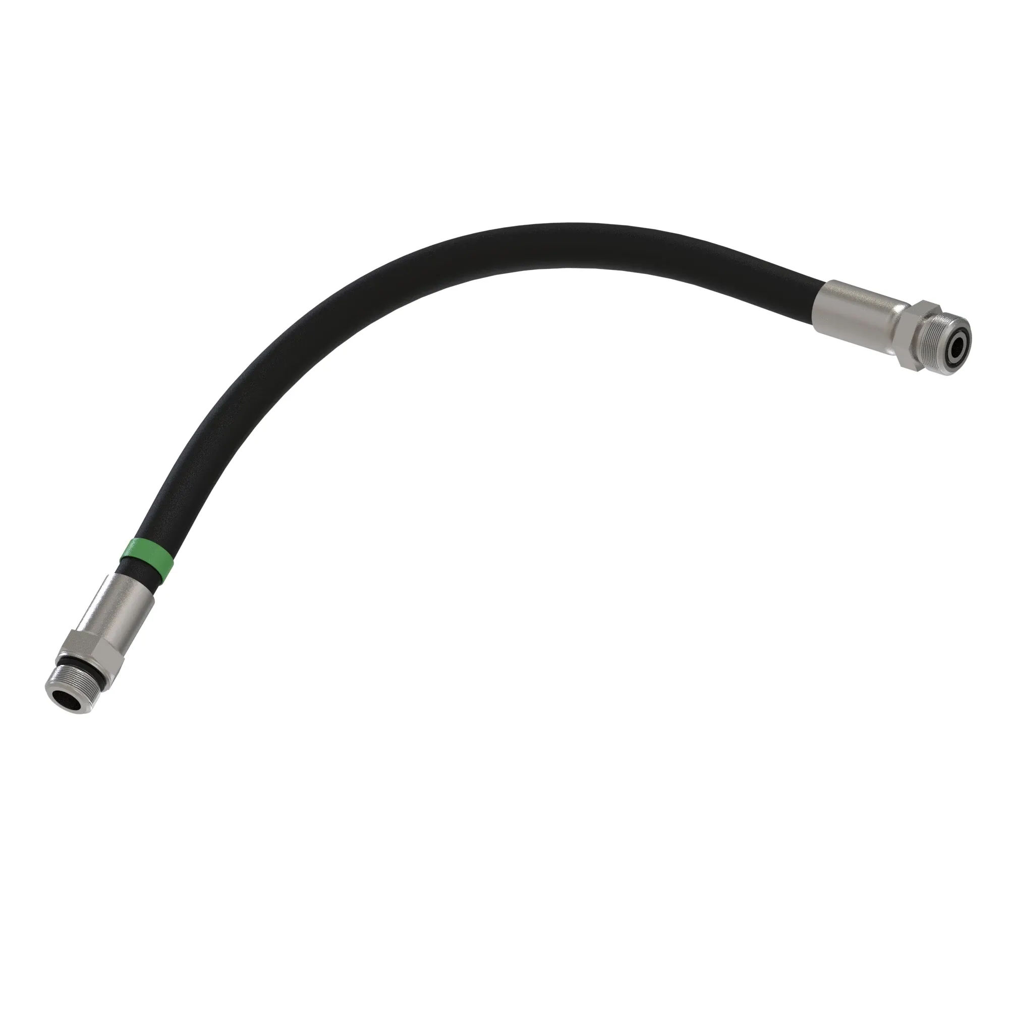John Deere MFWD Steering Hydraulic Hose - RE588793