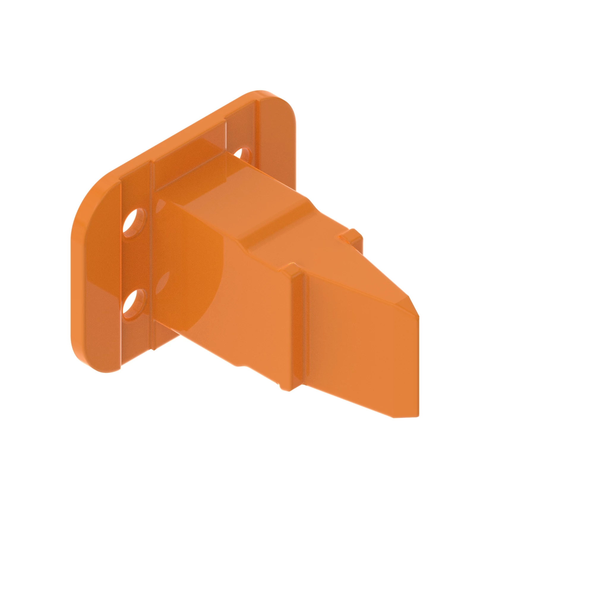 John Deere Orange Electrical Connector Assembly, 4 Cavities - 57M7618