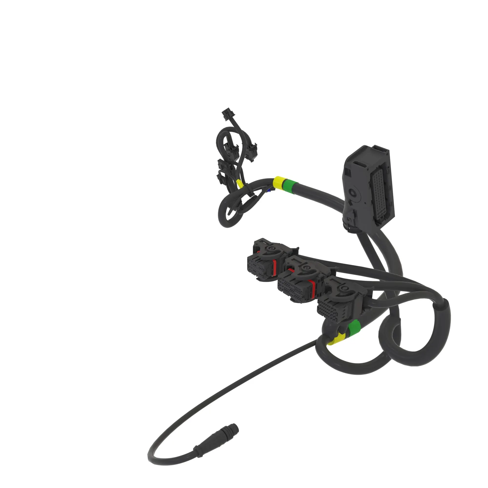 Armrest harness w Ethernet cable