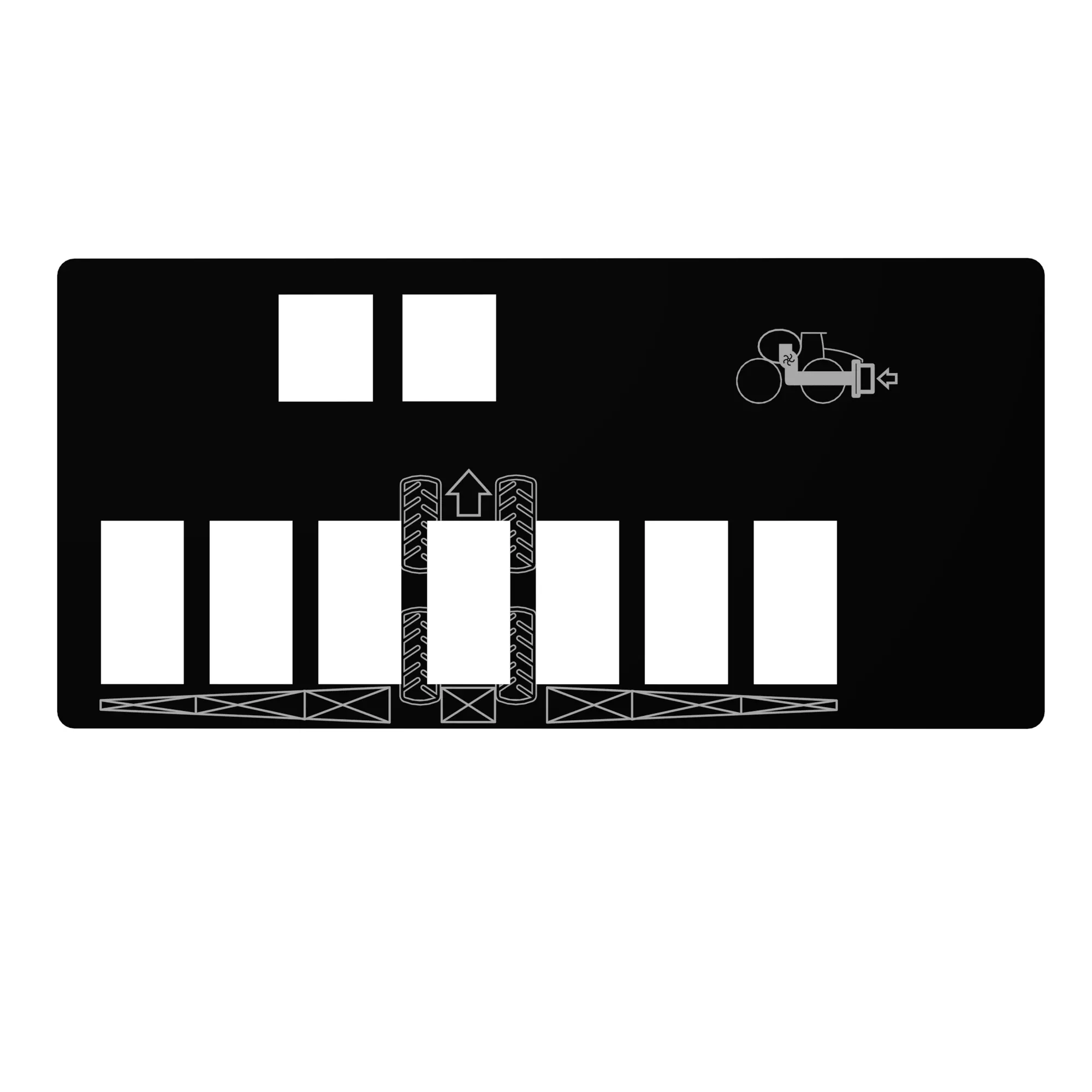John Deere Front Panel Label - N317998