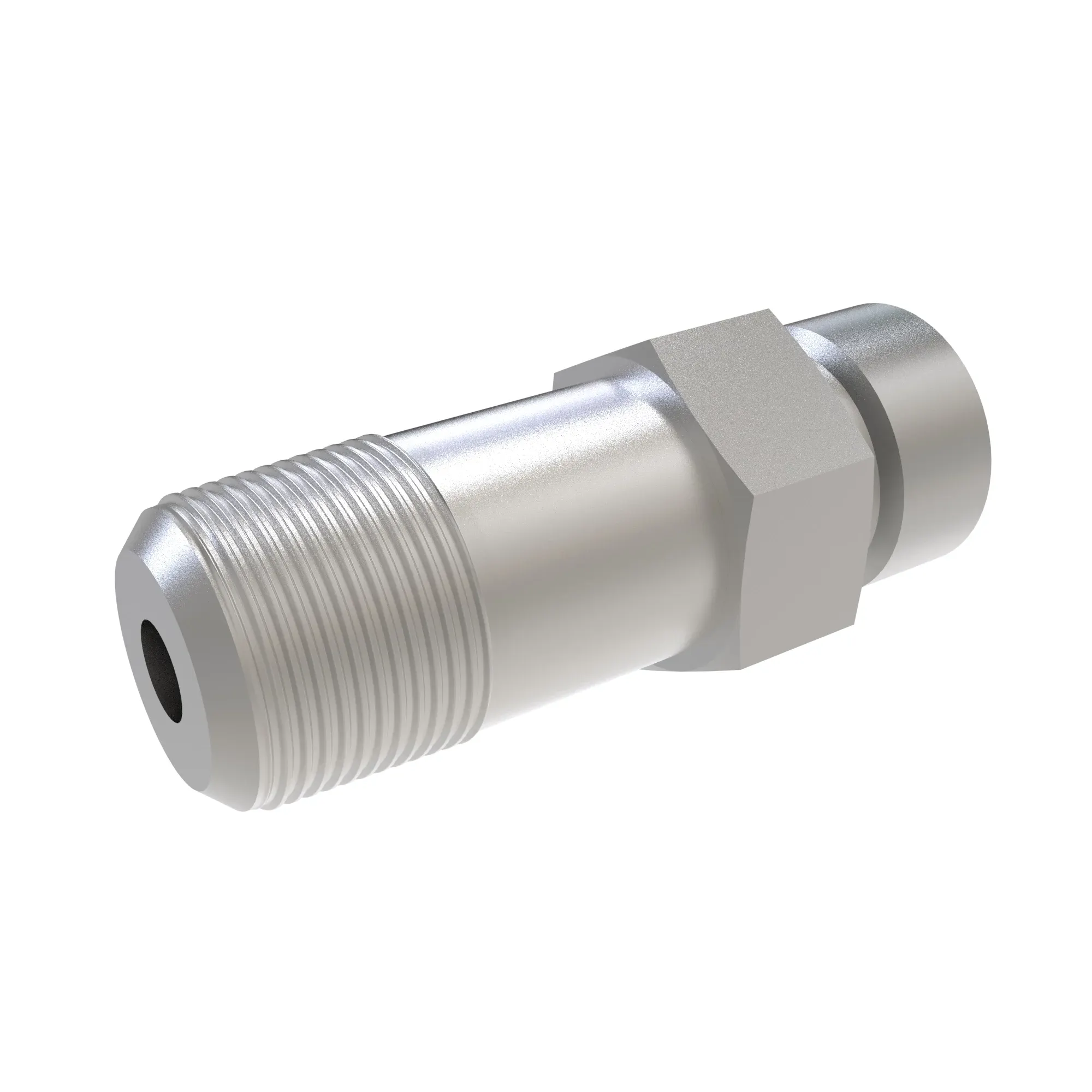 John Deere Adapter Fitting, 1/4" Npt X 1/4" Orifice - KK68690
