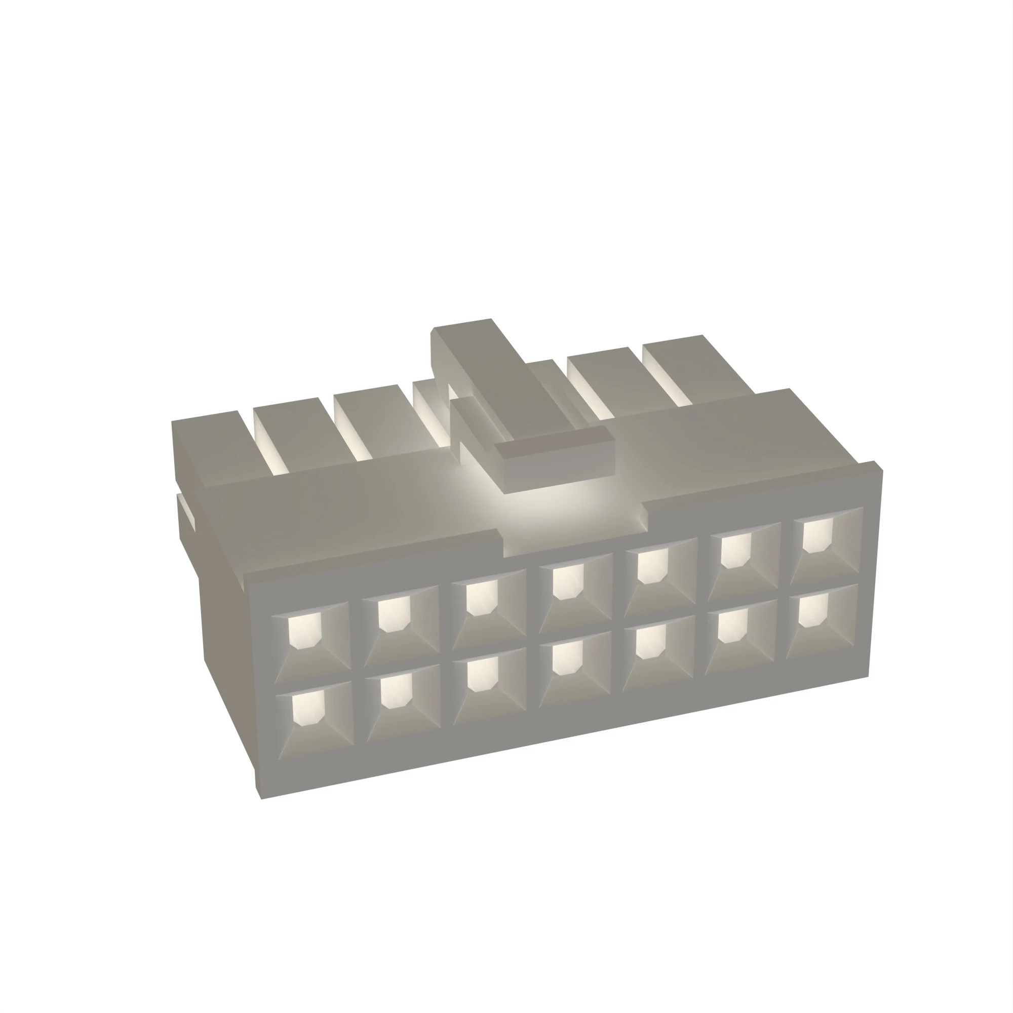 CONN MOLEX MFITJR 14W F NAT NYL