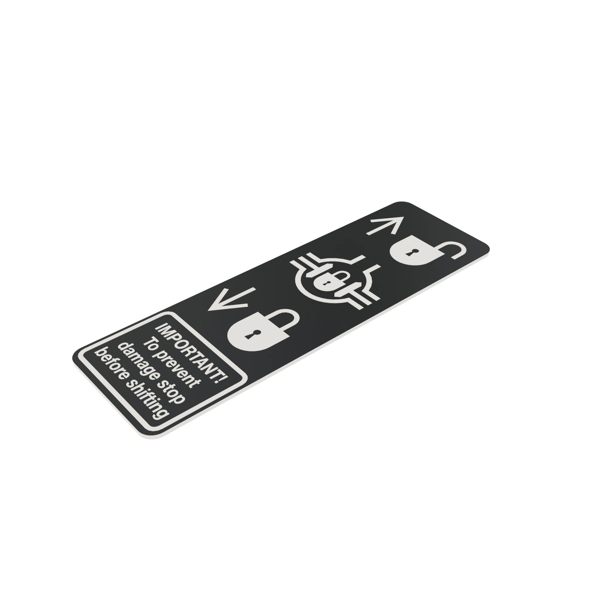 UC17636: Differential Lock Label | Shop.Deere.com