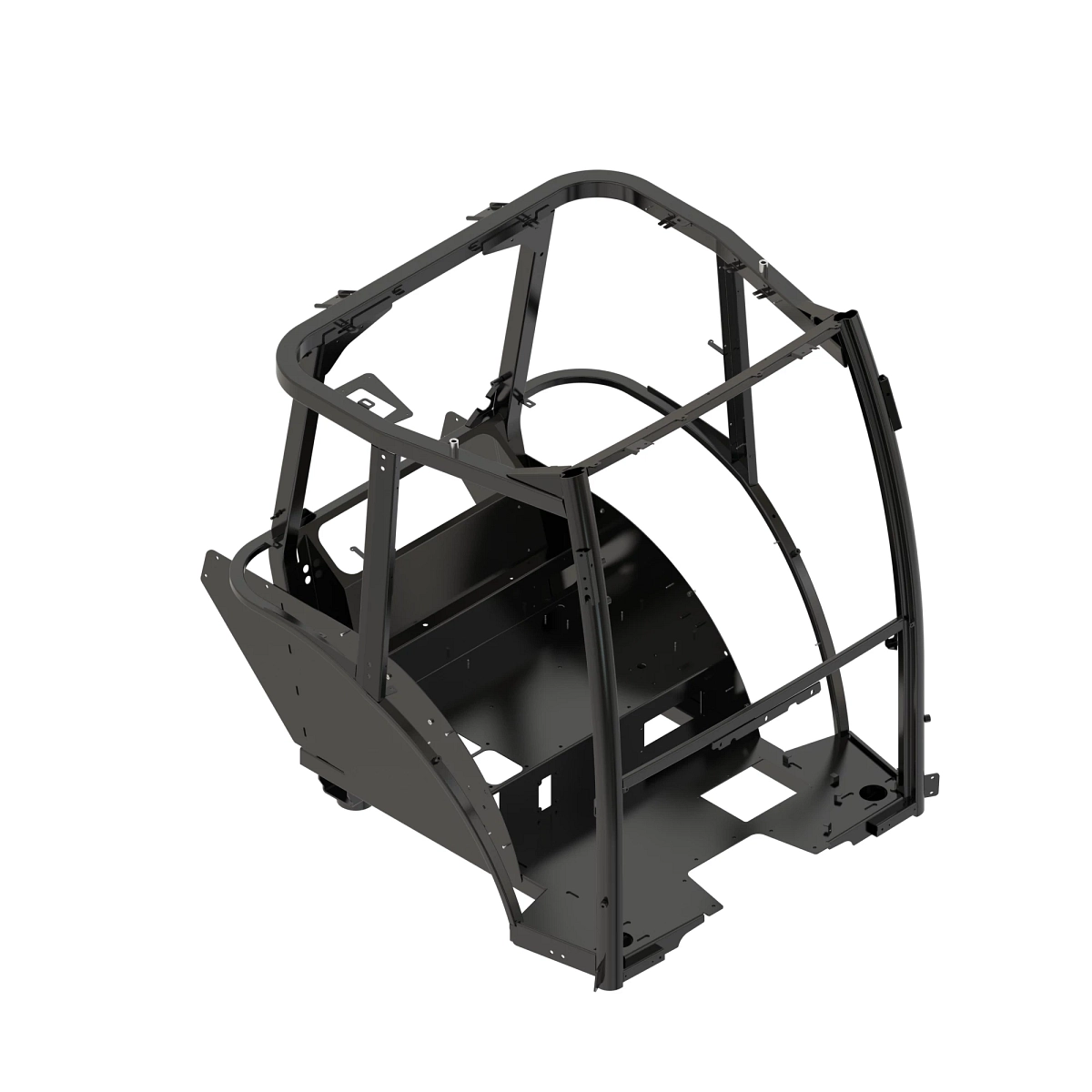 Cab Frame, 5E 4CYL IT4, Fix Windsh