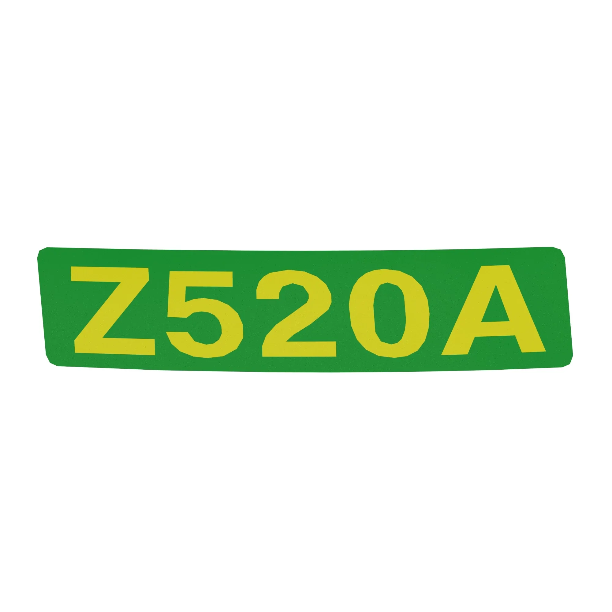 LABEL, MODEL RT (25HP HP PO)