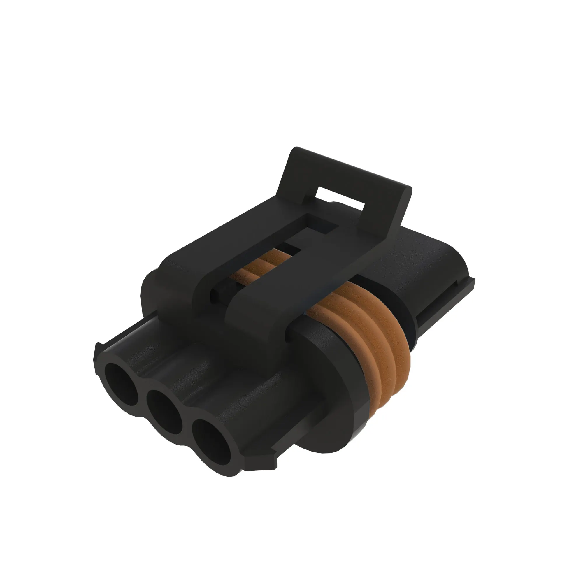 John Deere Brown External Electrical Connector Housing - 57M8899