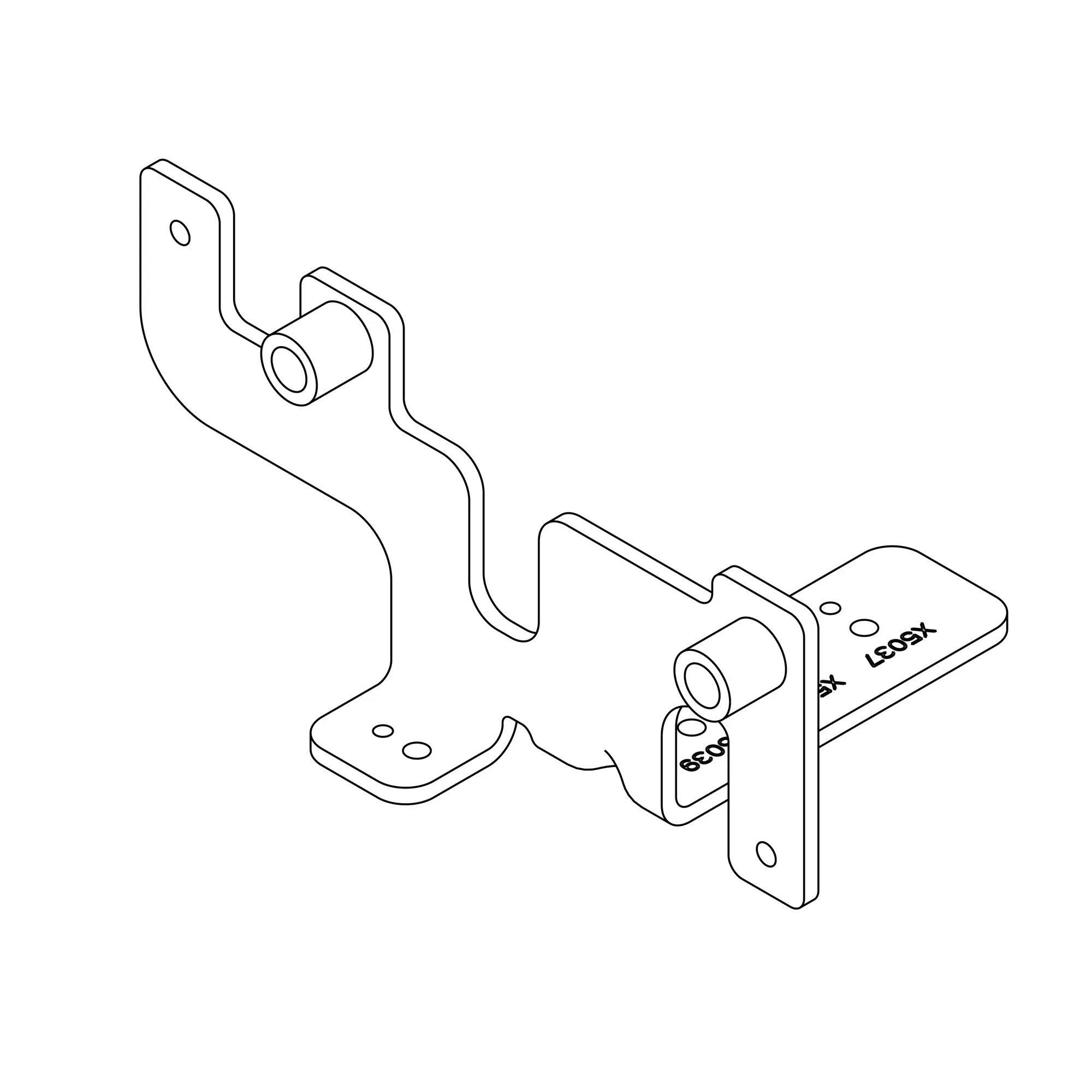 John Deere Wiring Harness Bracket - DZ10221