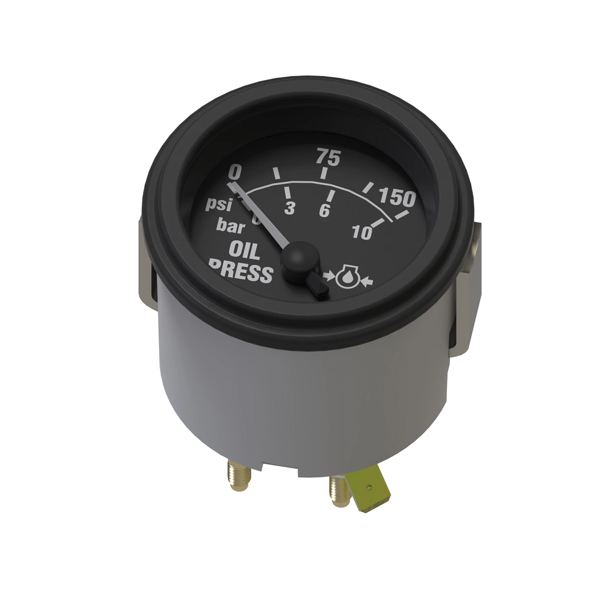 Pressure Gauge, Oil, S2K