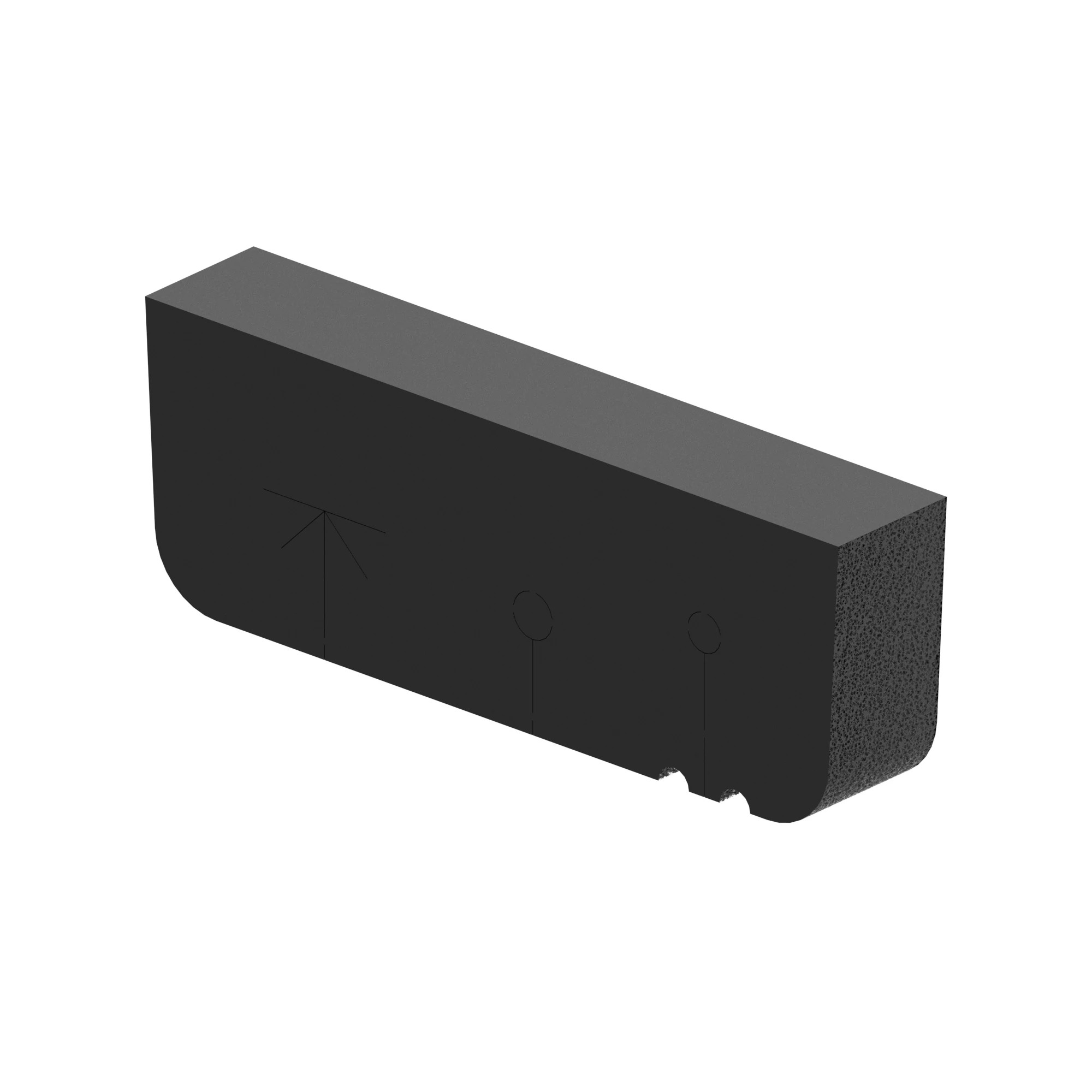 John Deere Inner Roof Gasket, Front, Right Side - L223090